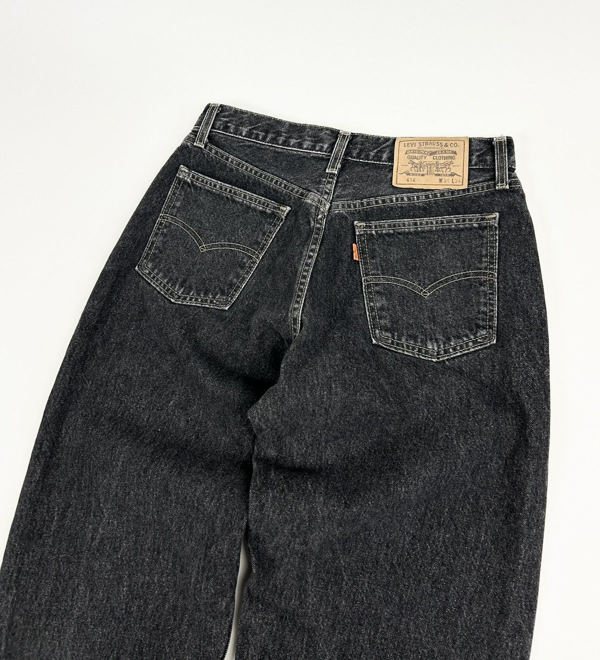 Levi's Vintage Clothing Rare Levis 616 Orange Tab Vintage Jeans Grey Denim Y2k Size US 31 - 5 Thumbnail
