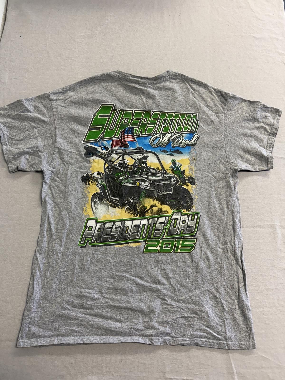 Gildan Off Roading T-shirt OHV Presidents Day Superstition 2015 Tee Size US L / EU 52-54 / 3 - 1 Thumbnail