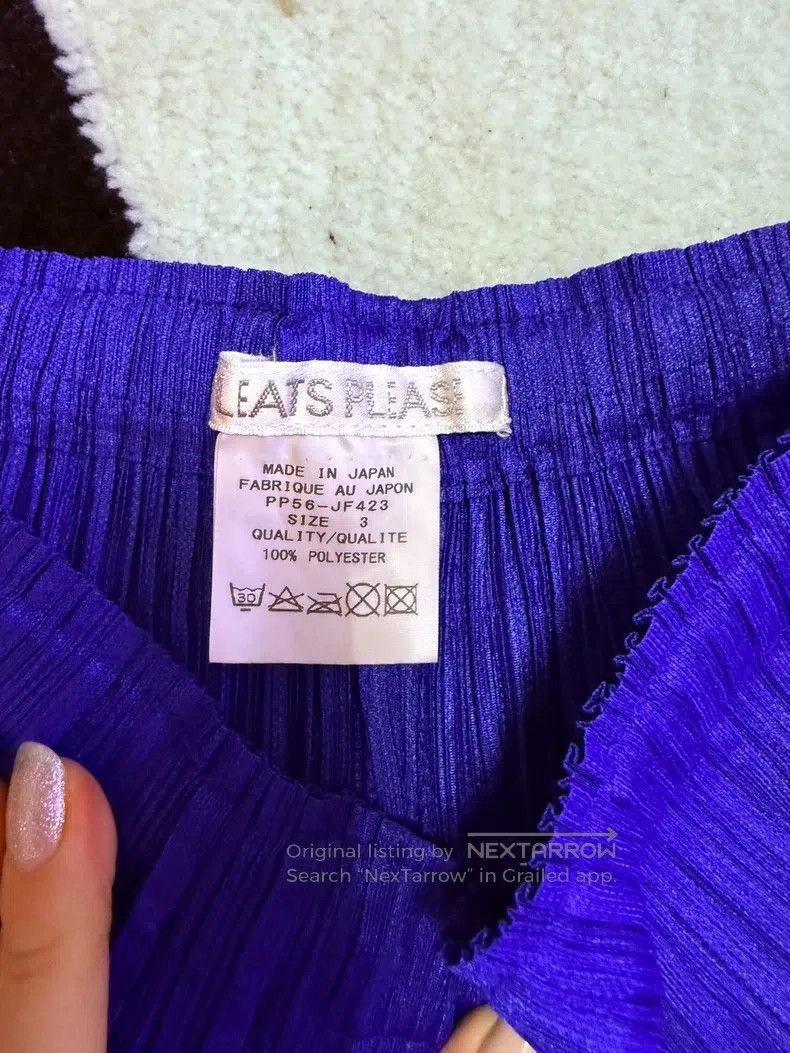 Issey Miyake Issey Miyake size:3 Blue Shorts Size 22" - 3 Thumbnail