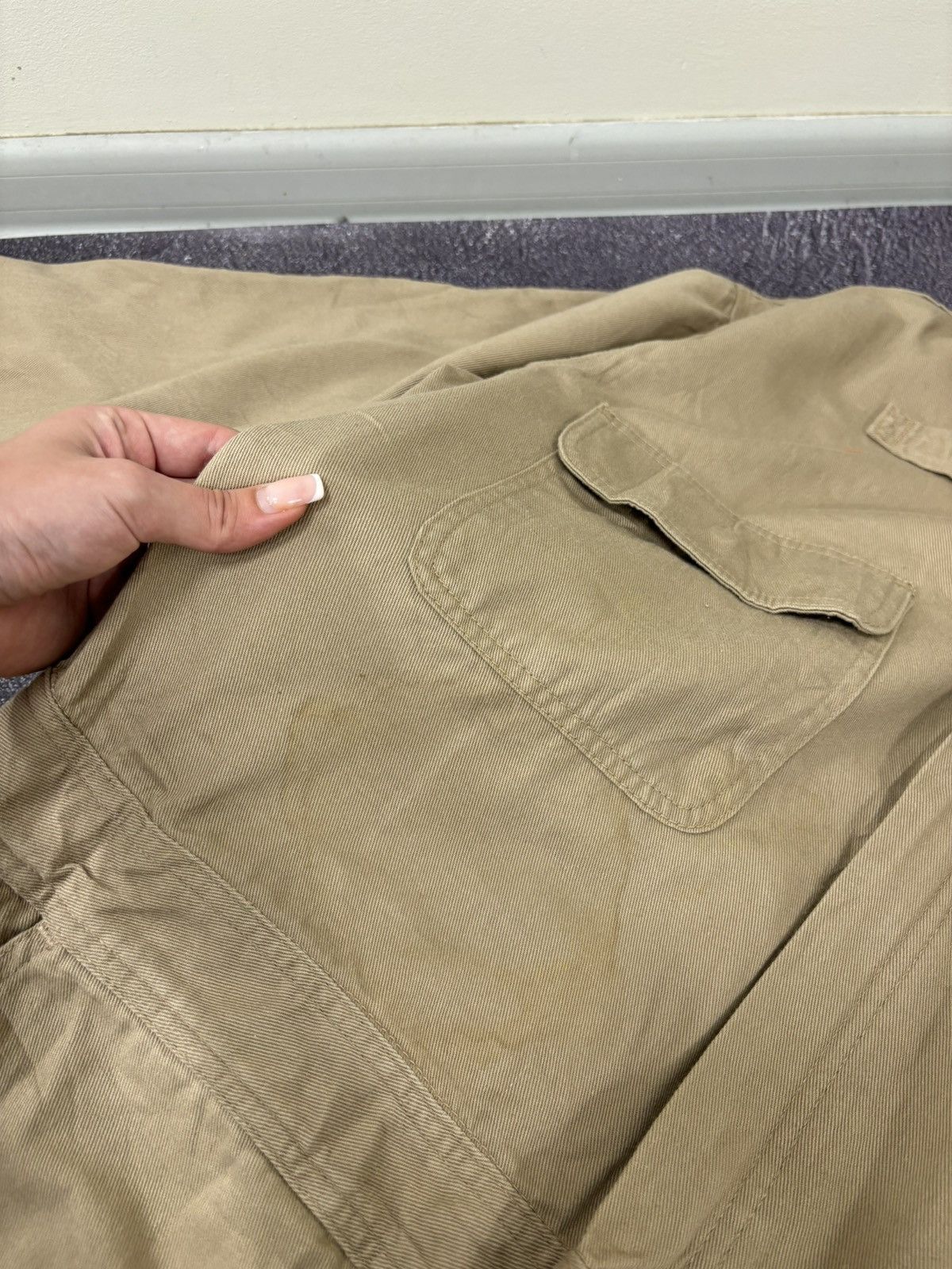 Carhartt Vintage Carhartt Flame Resistant Utility Work Beige Coverall Size US L / EU 52-54 / 3 - 20 Thumbnail