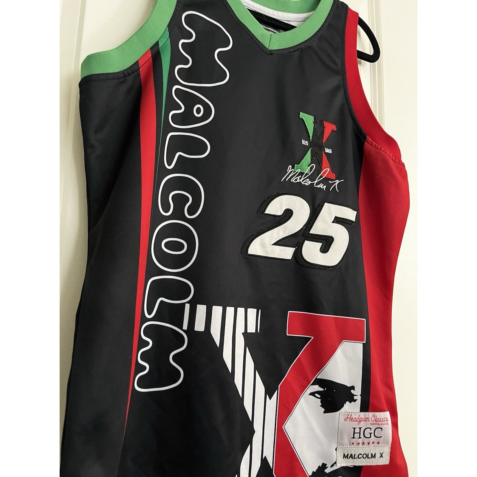 Other Malcolm X #25 Jersey Medium Headgear Classics HGC Streetwear Size US M / EU 48-50 / 2 - 8 Thumbnail