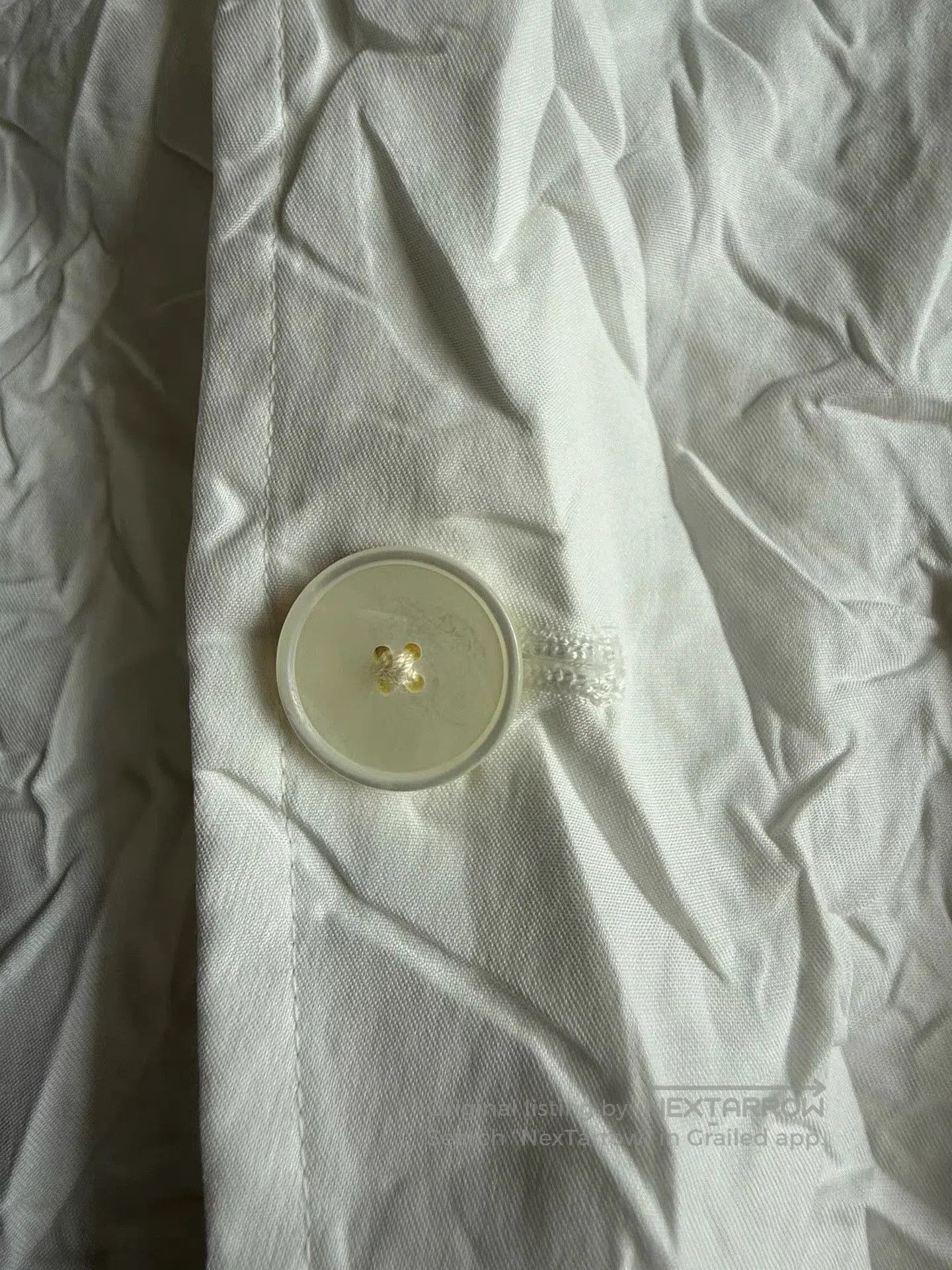 Auralee White Long Sleeve Button-Up Shirt XXL. Size US XXL / EU 58 / 5 - 7 Thumbnail