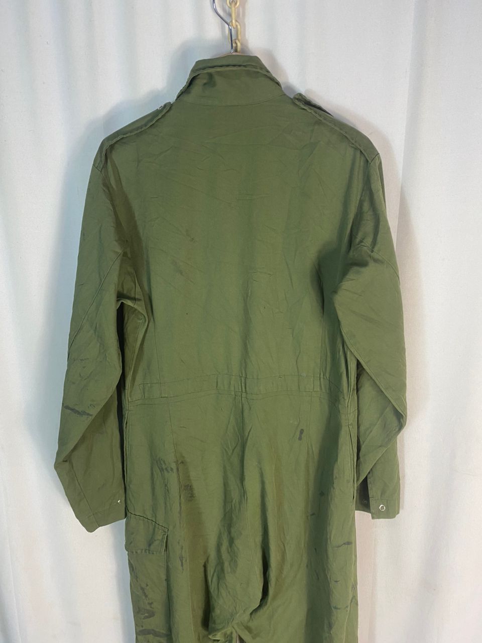 Vintage Vintage us army 80s olive green coverall Size US 37 - 11 Thumbnail