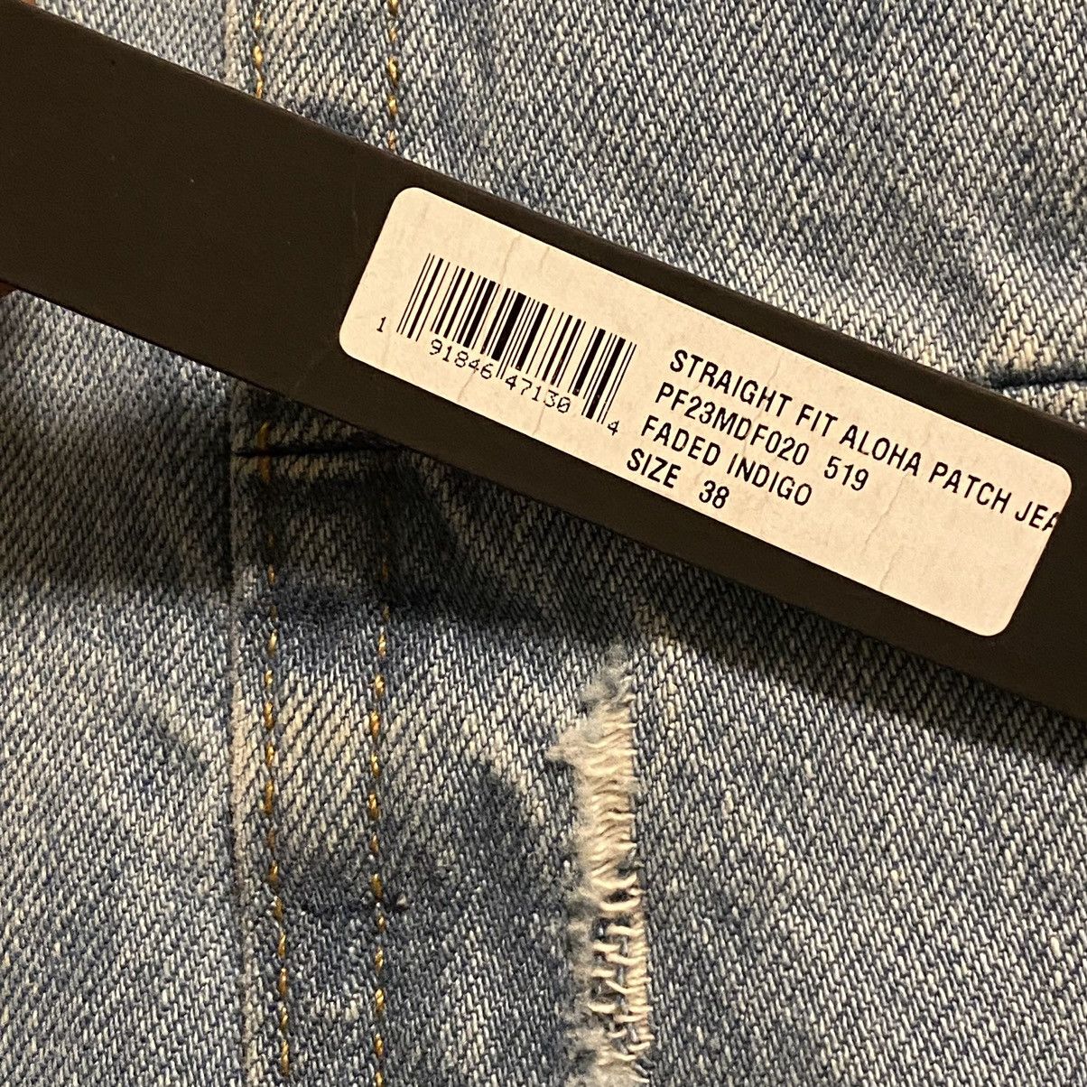 Amiri Amiri Straight Leg Aloha Patch Jeans Blue Size US 38 / EU 54 - 8 Thumbnail