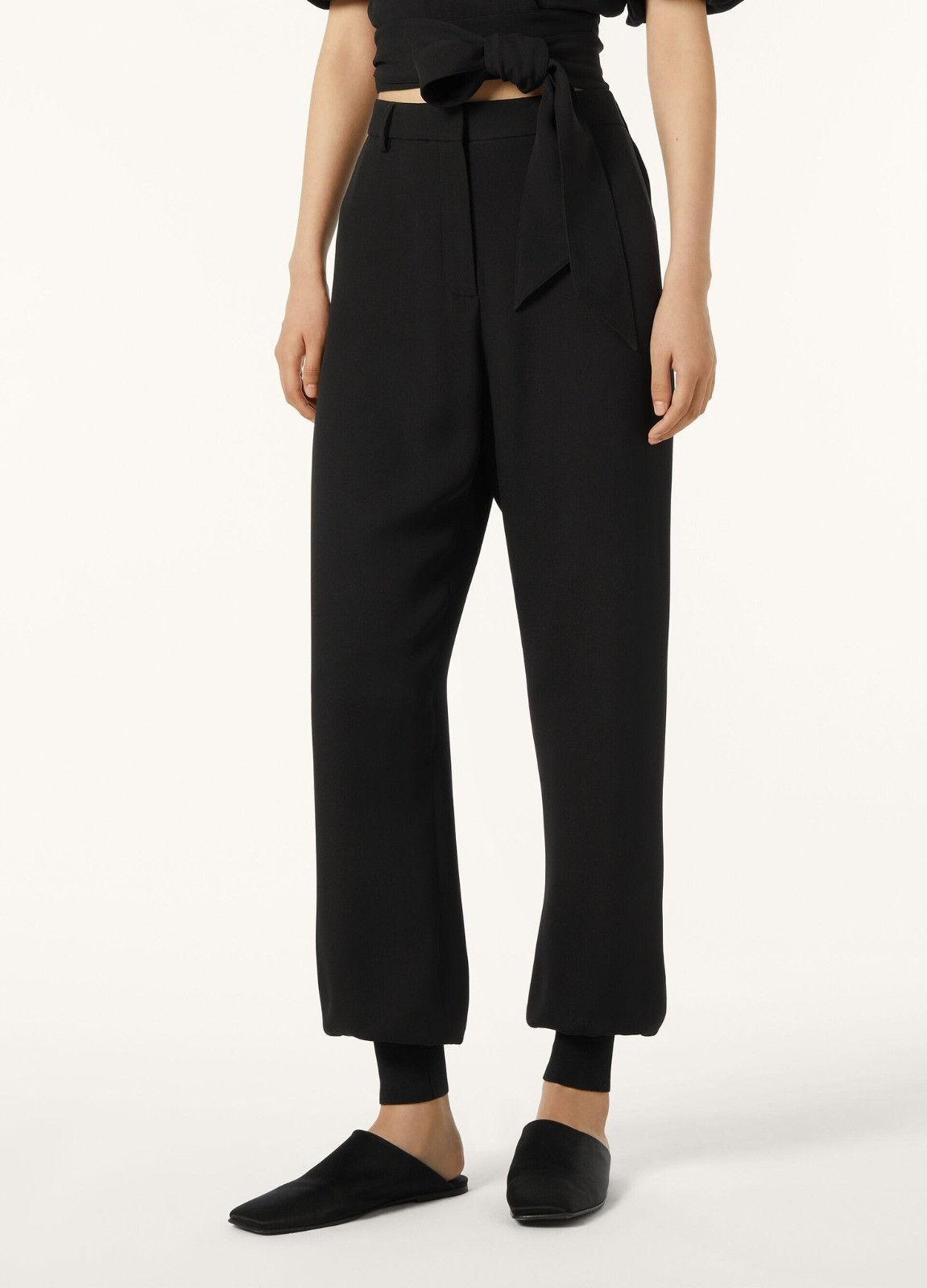 Loro Piana o1srvl11e0526 FAP0497 Audley Pant in Black Size 28" / US 6 / IT 42 - 8 Thumbnail