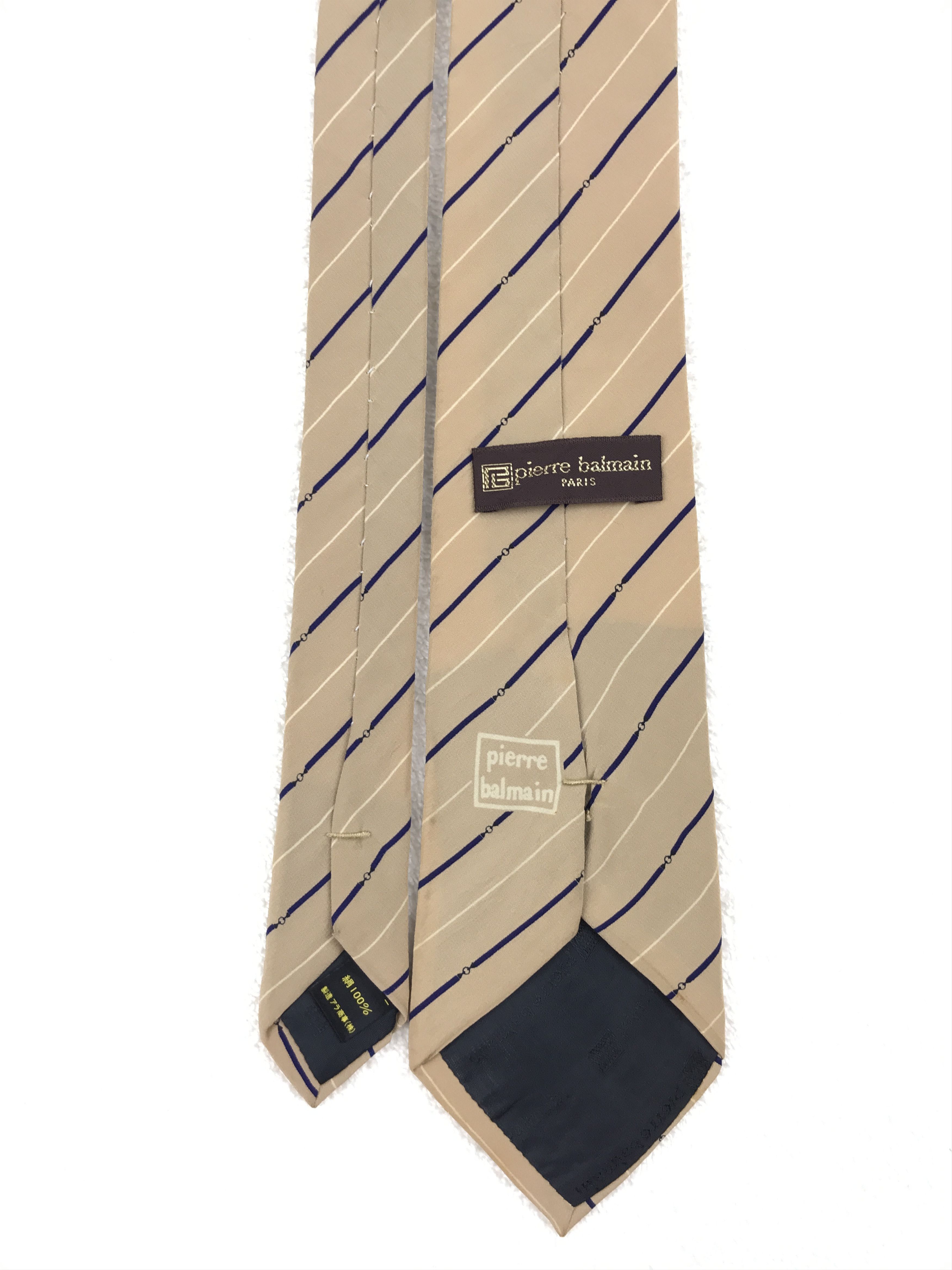 Designer × Pierre Balmain × Vintage Vintage Pierre Balmain Silk Necktie Size ONE SIZE - 4 Thumbnail