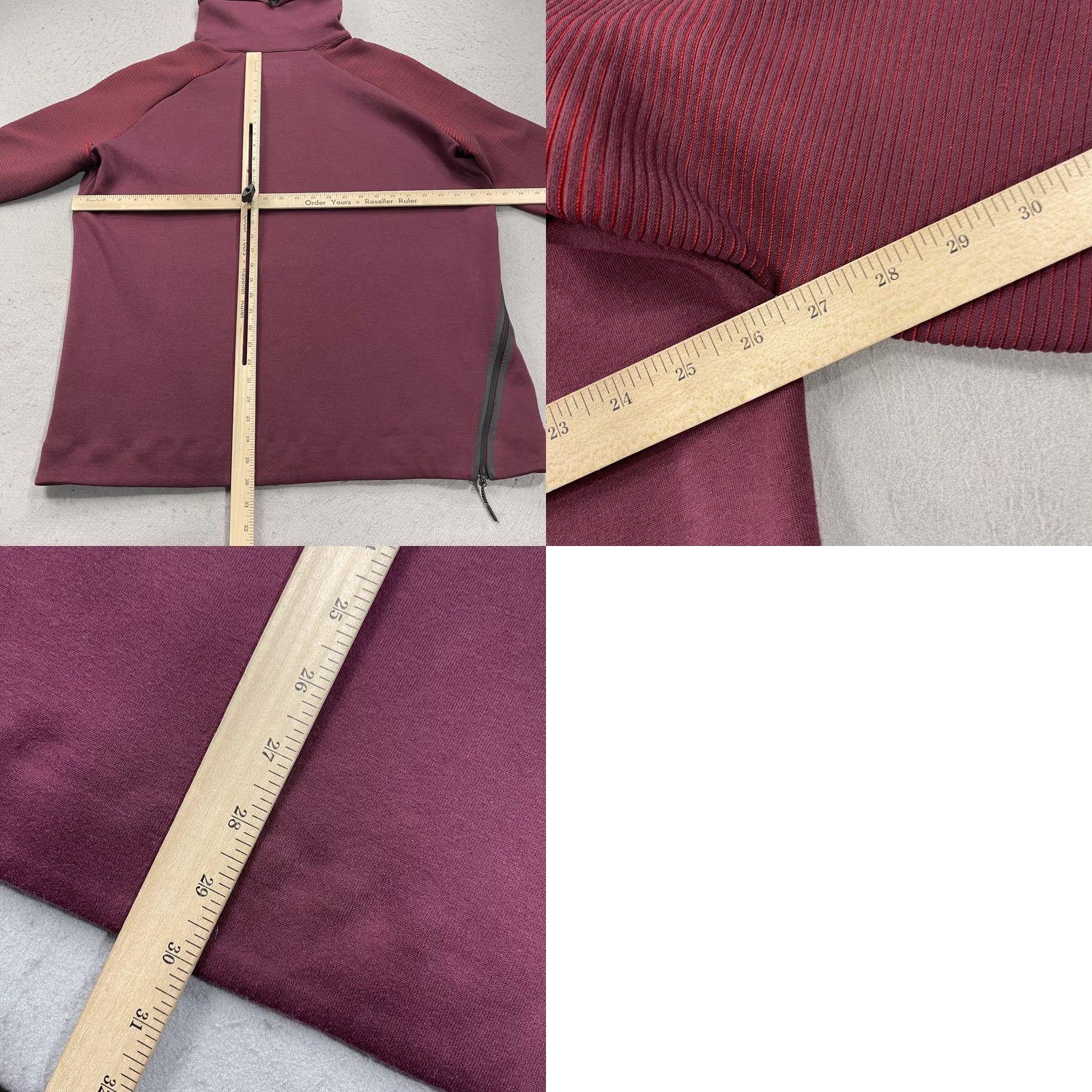 Nike Nike Tech Hoodie Mens 2XL Maroon Sportswear Nike Sportswear Hoodie Full Zip Hooded Size US XXL / EU 58 / 5 - 8 Thumbnail