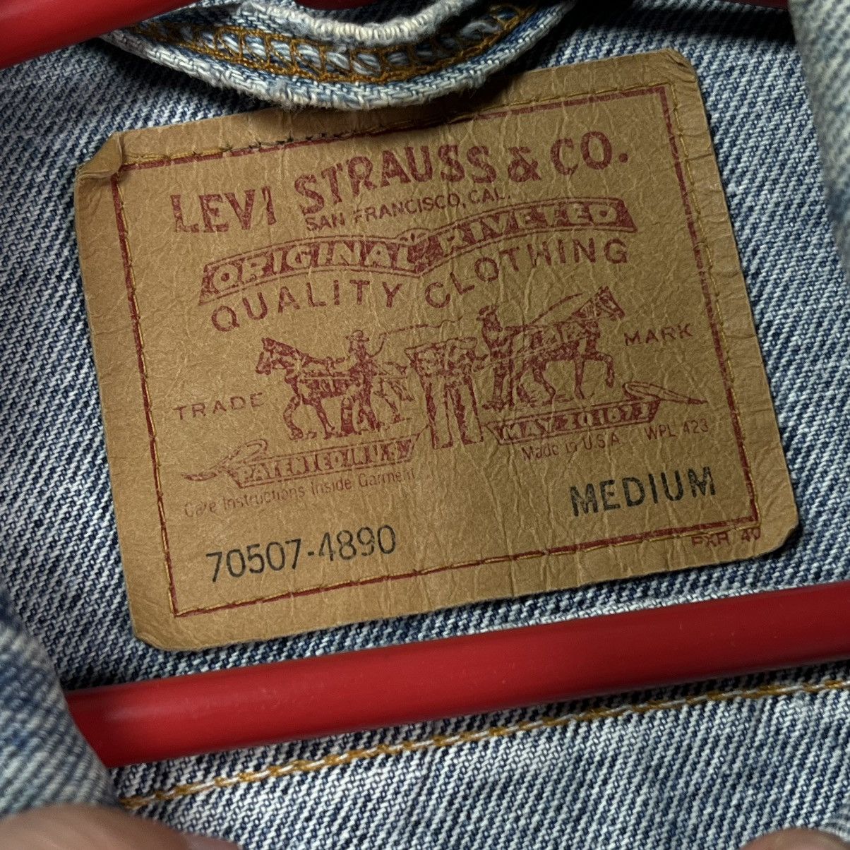 Levi's Vintage Clothing Vintage Levis Denim Trucker Jacket Size US M / EU 48-50 / 2 - 4 Thumbnail