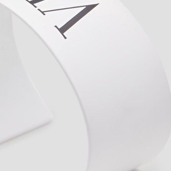 Valentino Valentino Garavani Logo-print enamel cuff Size ONE SIZE - 3 Thumbnail