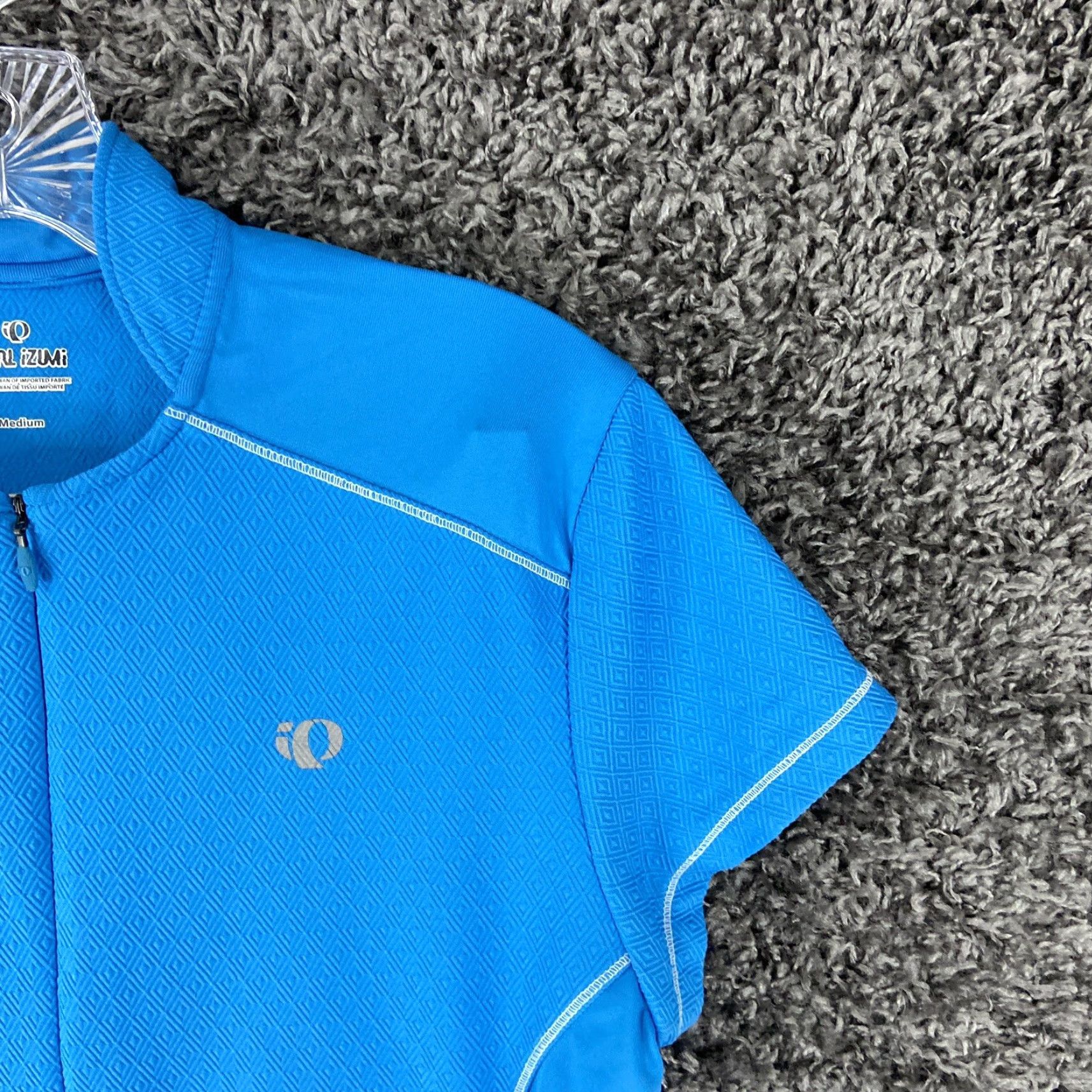 PEARL iZUMi Pearl Izumi Shirt Women M Blue Short Sleeve Activewear 90s? Size M / US 6-8 / IT 42-44 - 4 Thumbnail