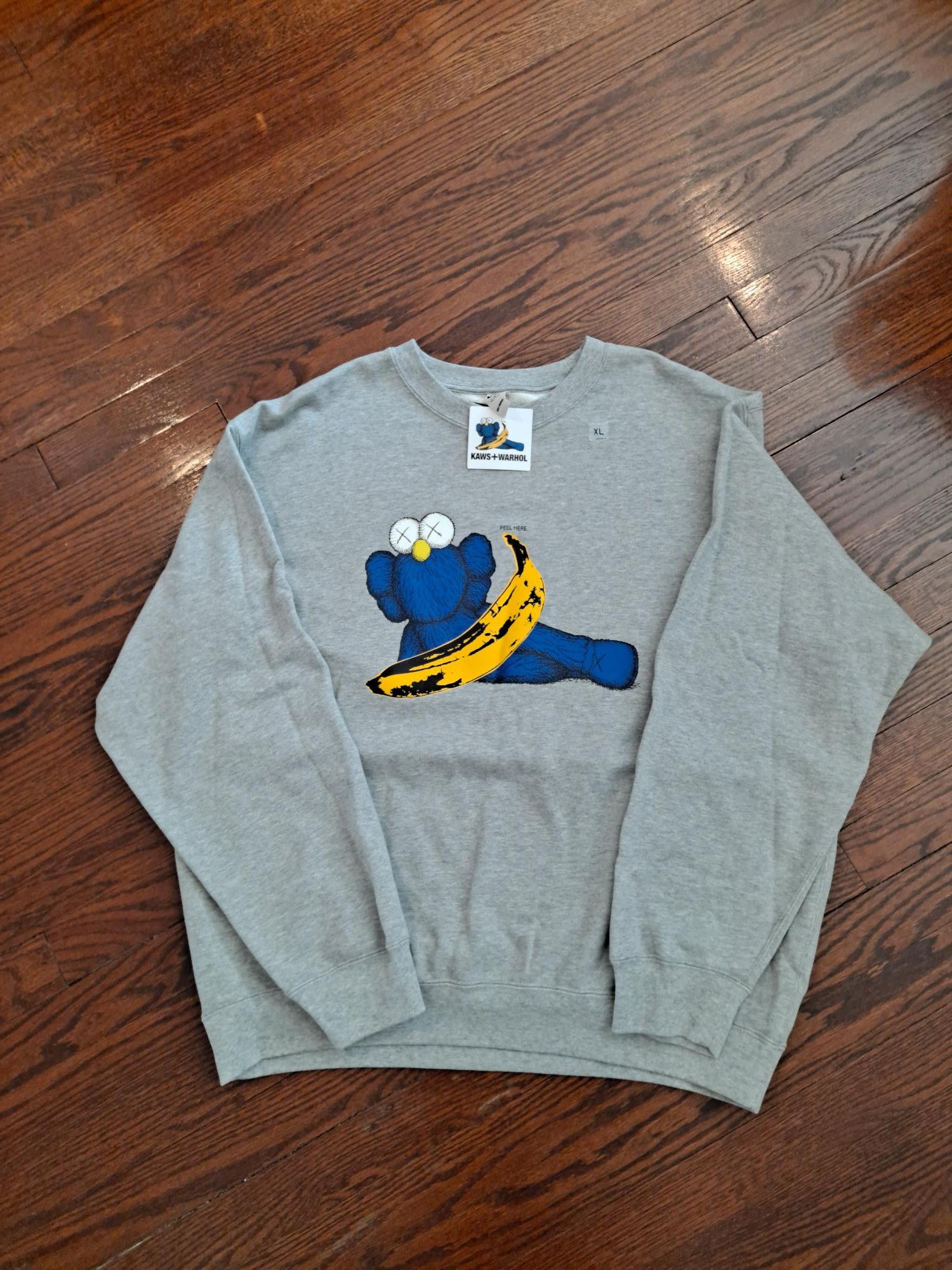 Kaws KAWS x Uniqlo Warhol Graphic Sweatshirt Gray Size US XL / EU 56 / 4 - 1 Thumbnail