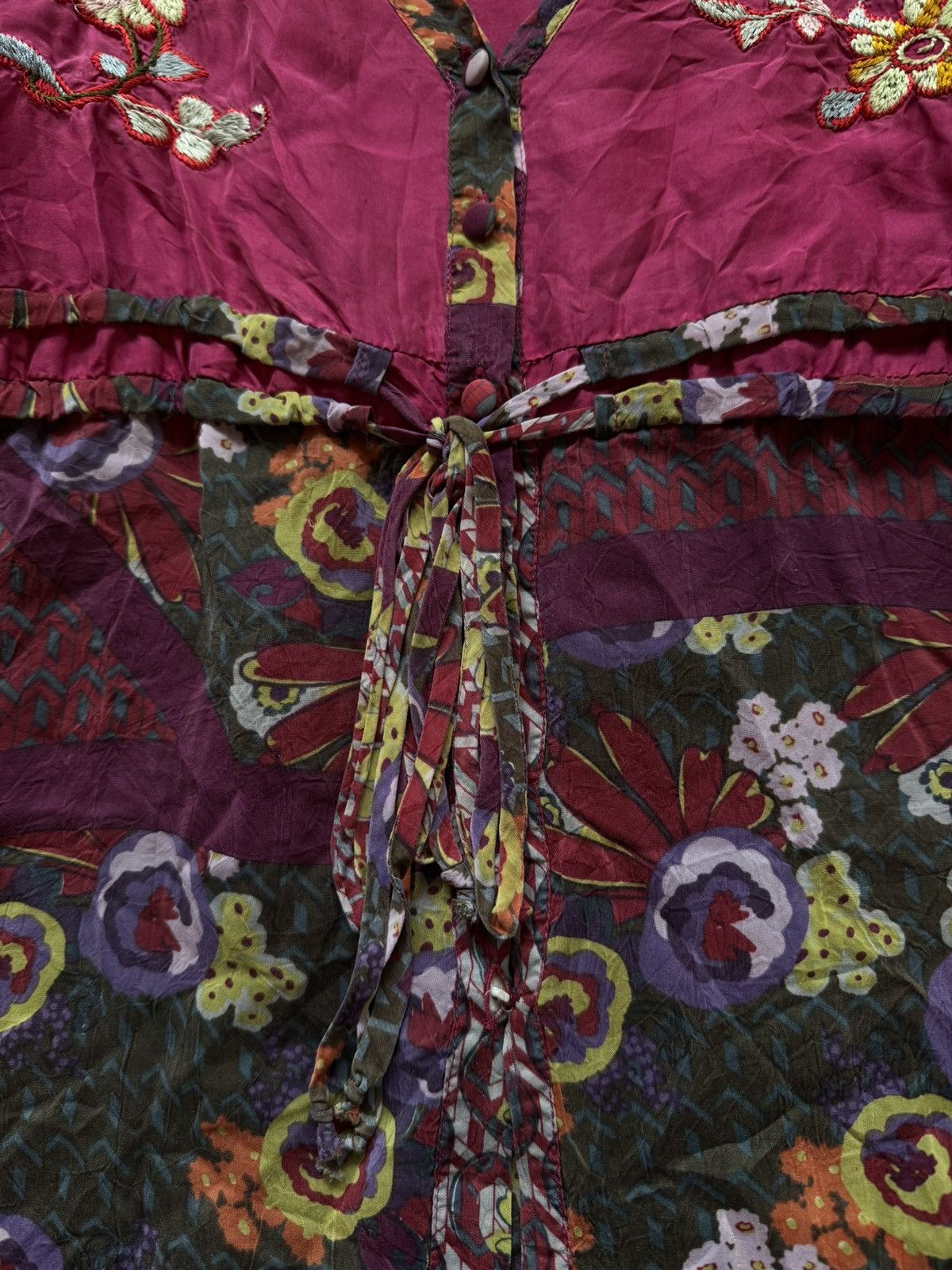 Johnny Was Johnny Was embroidered floral pattern babydoll dress Size M / US 6-8 / IT 42-44 - 4 Thumbnail