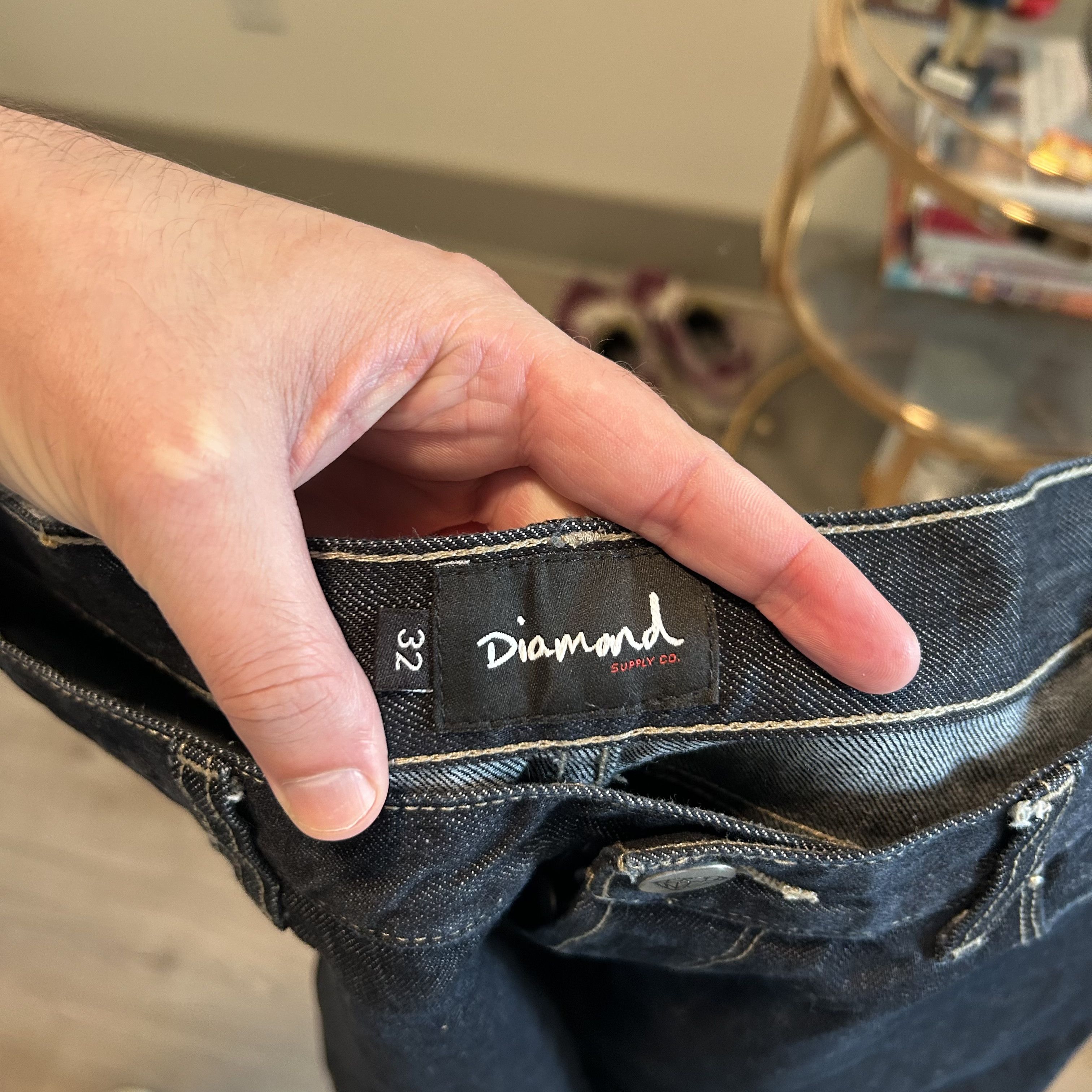Diamond Supply Co. Mid 2000's Diamond Supply Co. Raw Denim Indigo Size US 36 / EU 52 - 5 Thumbnail