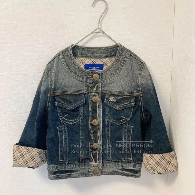 Other Burberry Women's Blue Cotton Blend Jacket. Size S / US 4 / IT 40 - 1 Thumbnail