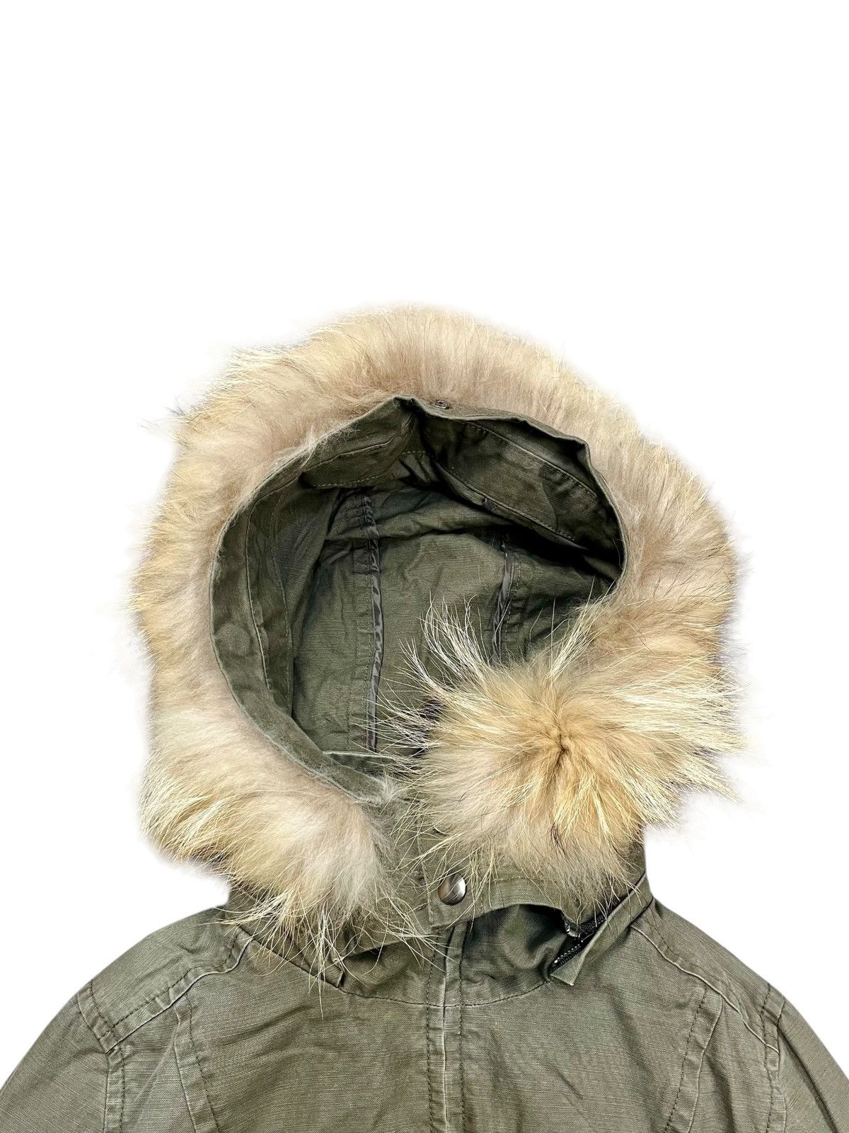 If Six Was Nine × Le Grande Bleu (L.G.B.) × Michel Klein 2000s Michael Klein - Fur Hoodie Jacket Size US M / EU 48-50 / 2 - 11 Thumbnail