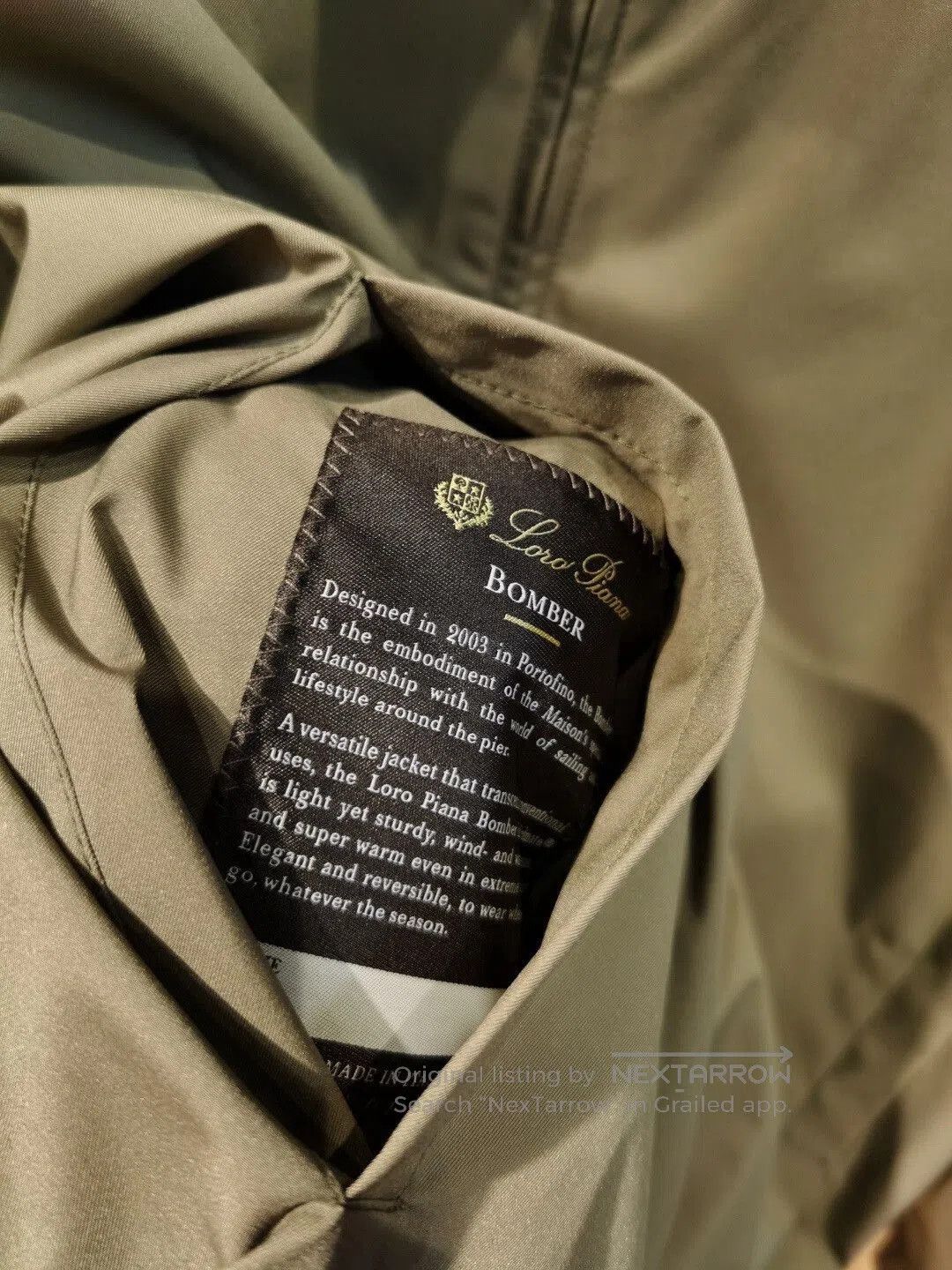 Loro Piana Loro Piana Bomber Windmate Jacket. Size US L / EU 52-54 / 3 - 8 Thumbnail
