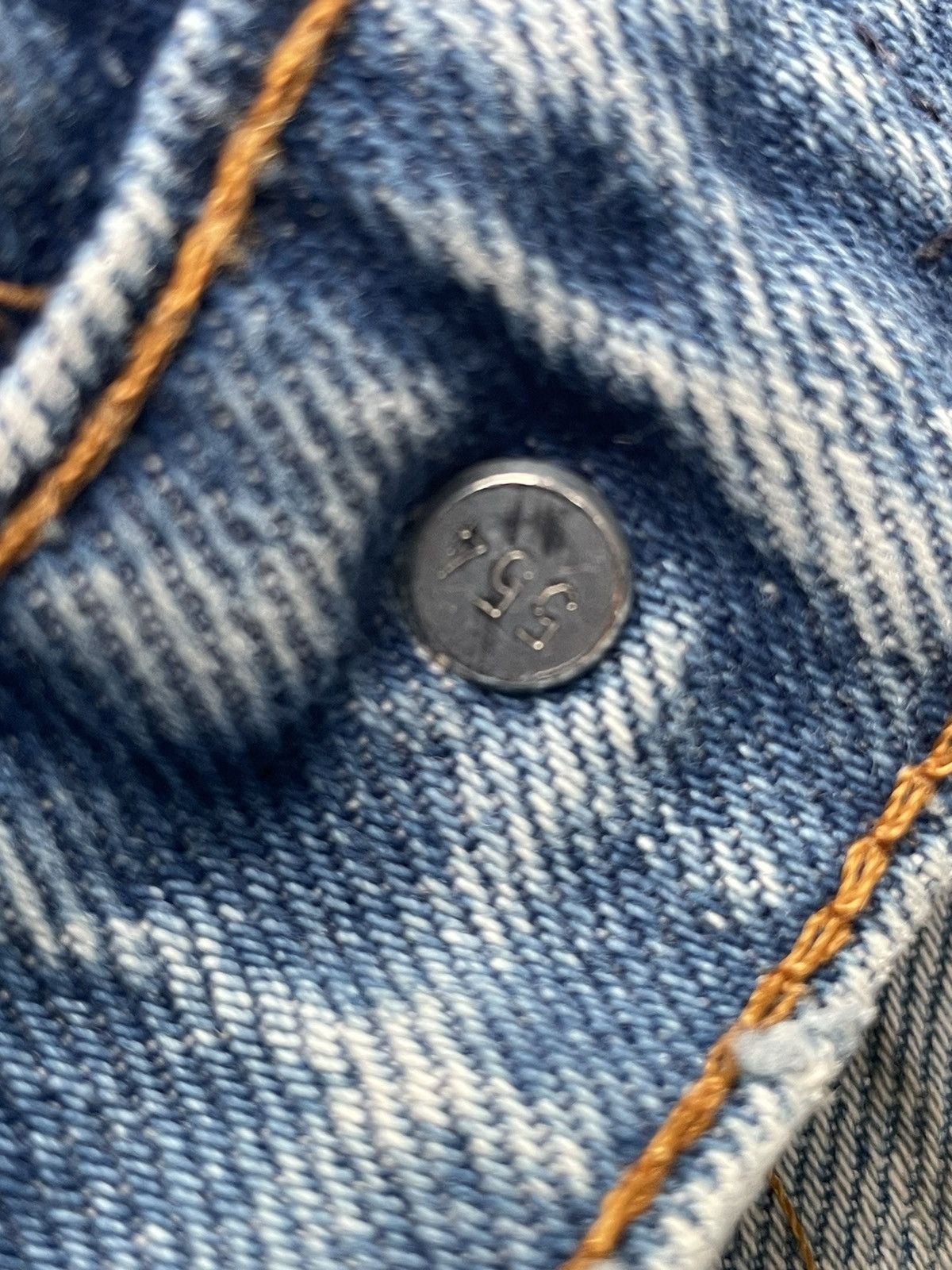 Levi's Vintage 1987 Levis 517 Single R Orange Tag Denim Size US 39 - 17 Thumbnail