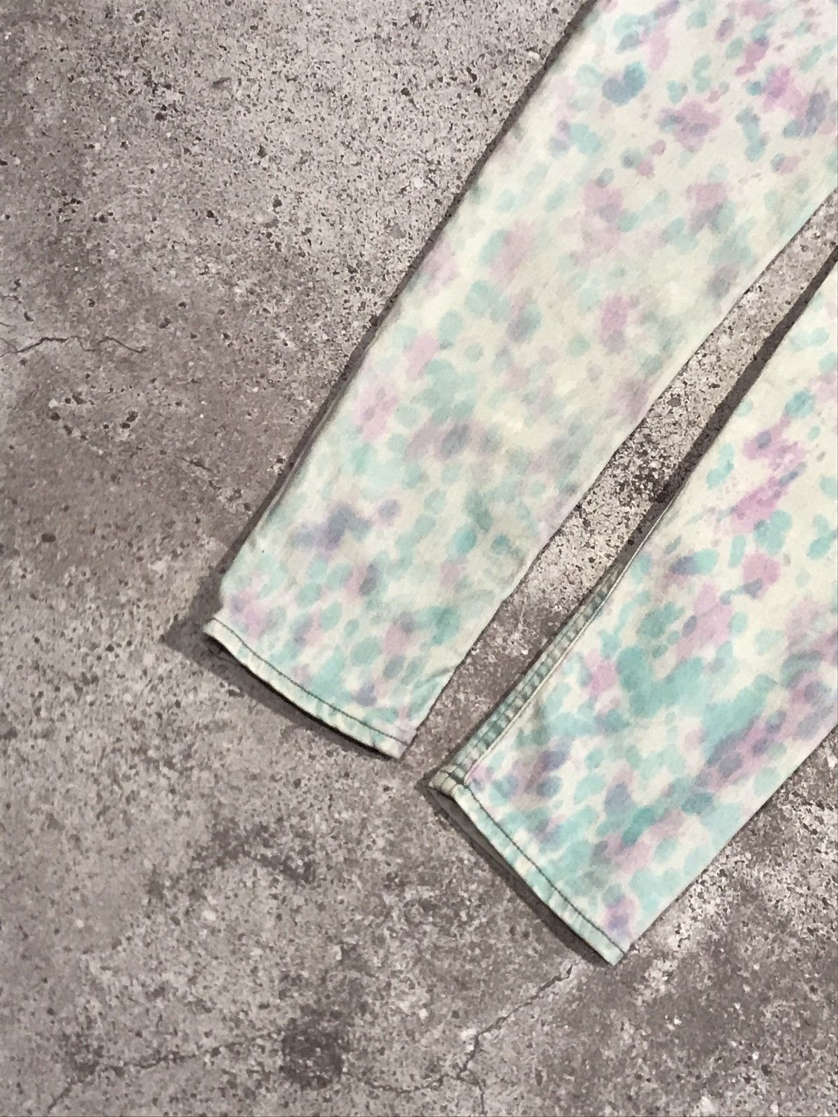 Acne Studios Acne Studios Tie-Dye Skinny Jeans Multicolor Designer Denim Size 24" / US 00 / IT 34 - 6 Thumbnail
