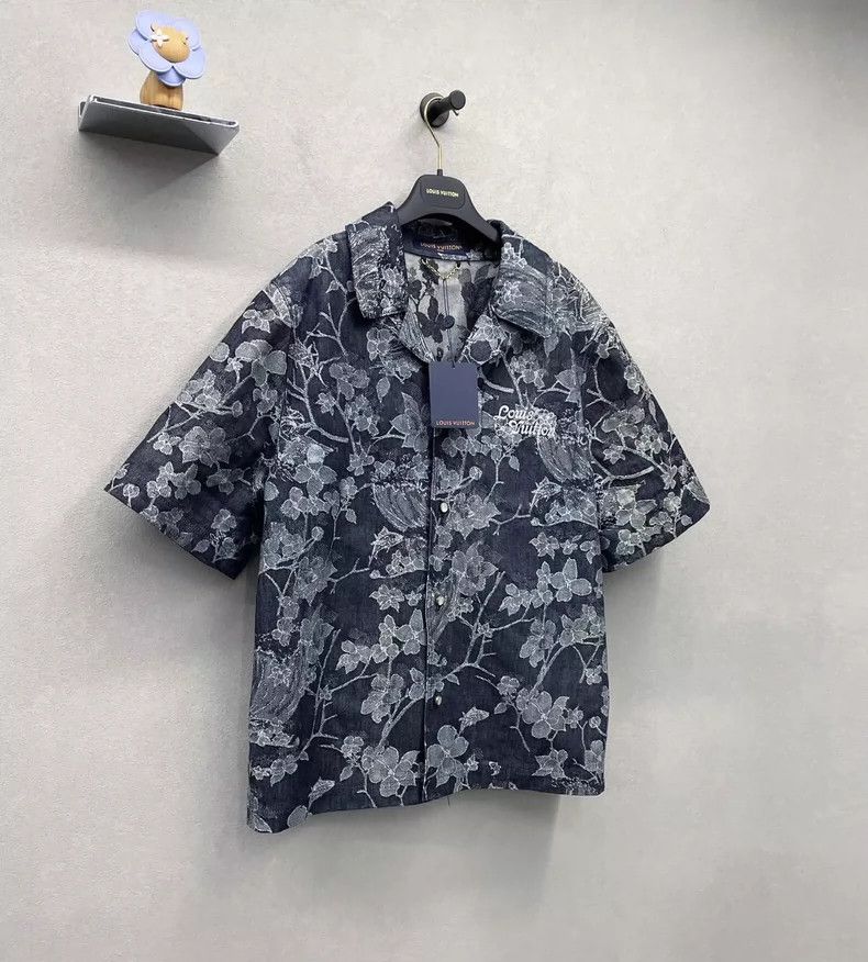 Louis Vuitton Louis Vuitton 24 floral floral print short sleeves 2504-Nex Size US M / EU 48-50 / 2 - 3 Thumbnail