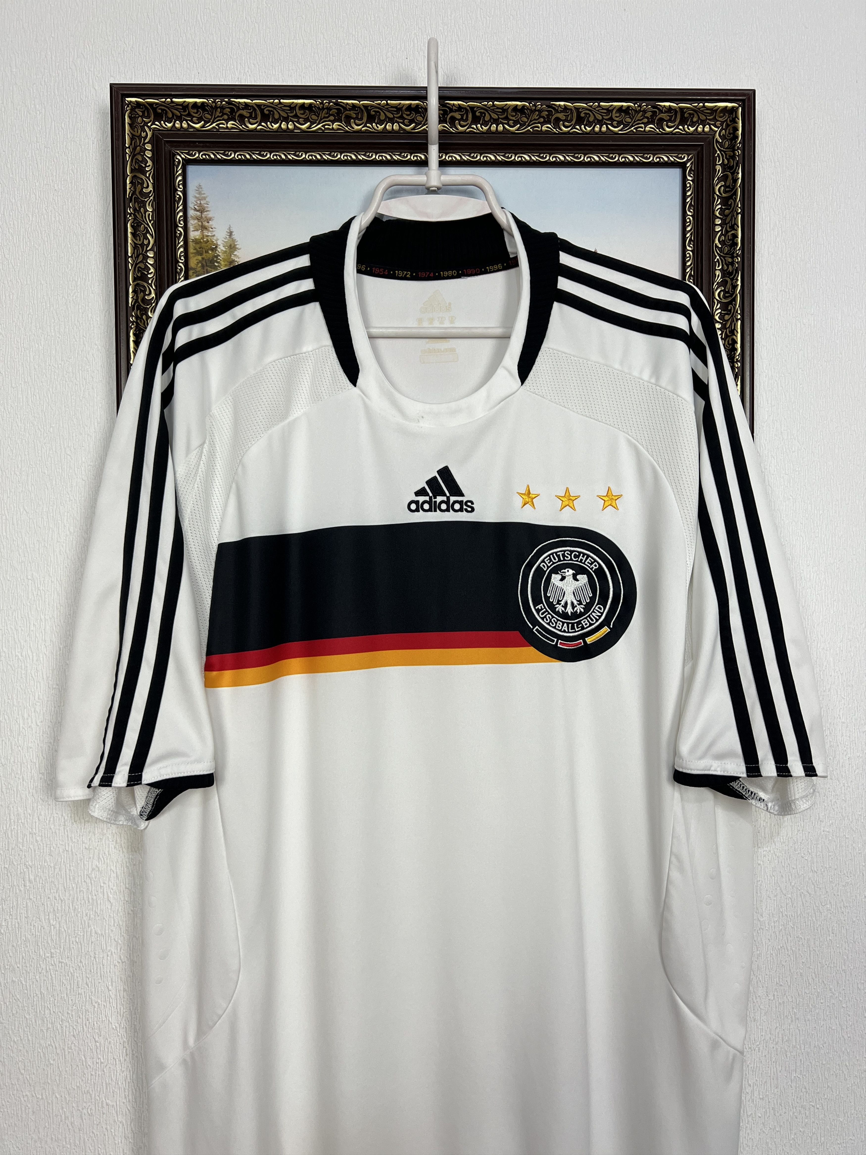 Adidas Germany football shirt 2008 Soccer Jersey Trikot National Size US XXL / EU 58 / 5 - 2 Thumbnail