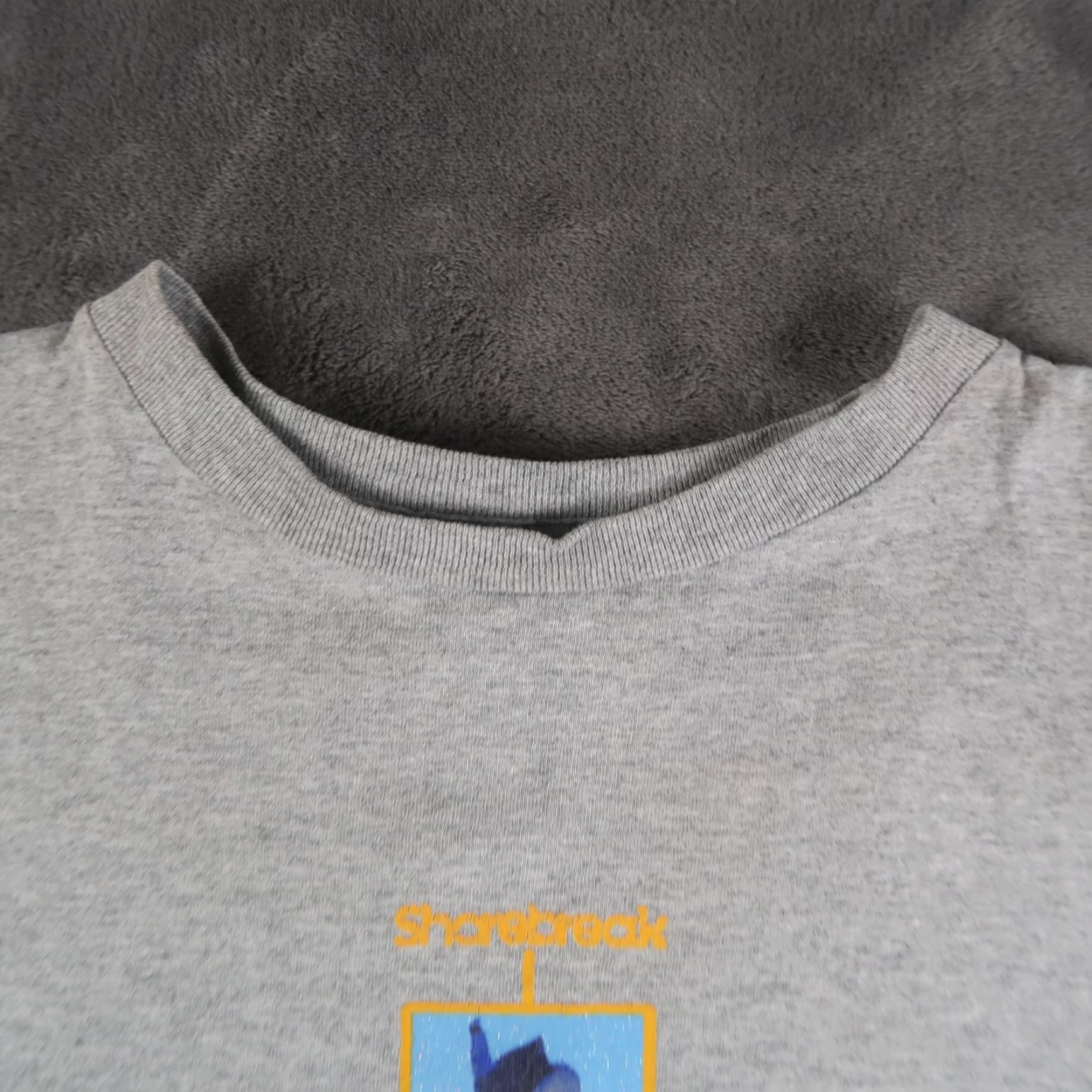 Vintage VINTAGE Shorebreak Shirt XL Gray 90s Logo Graphic Print Long Sleeve Men T-Shirt Size US XL / EU 56 / 4 - 5 Thumbnail