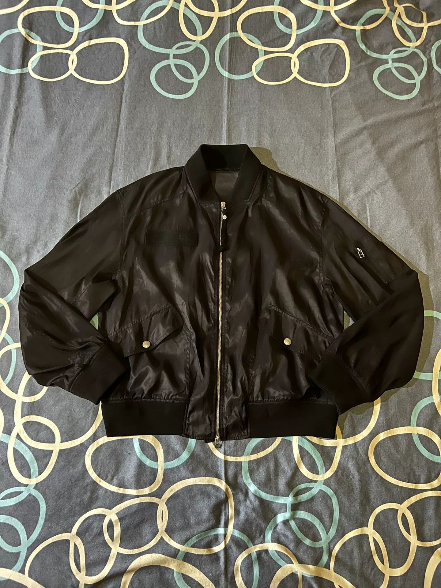 MR & MRS ITALY mr&mrs bomber aviation jacket in deep green Size US L / EU 52-54 / 3 - 1 Thumbnail