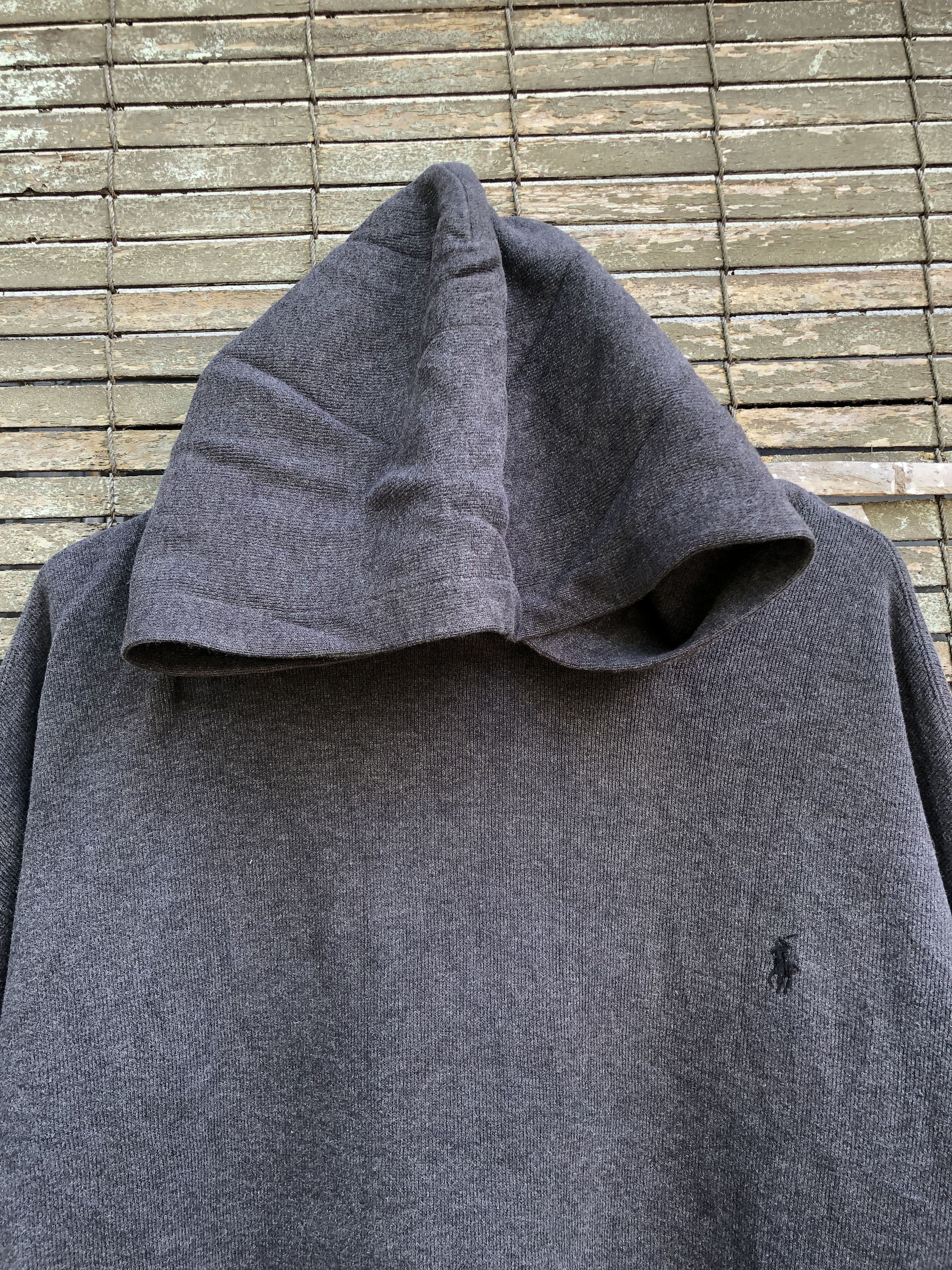 Polo Ralph Lauren Vintage Baggy Polo Ralph Lauren Elbow Patch Pullover Hoodie Size US XXL / EU 58 / 5 - 3 Thumbnail