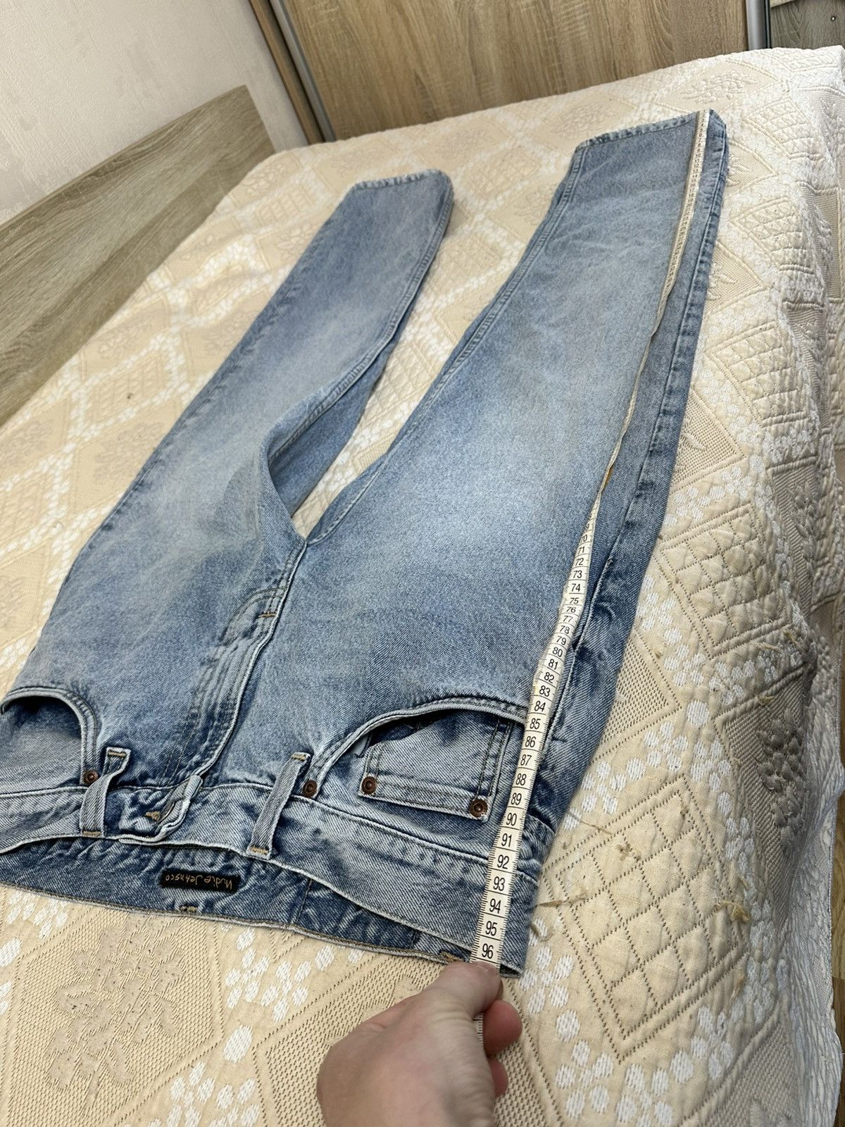 Nudie Jeans 🔥 Nudie Jeans Gritty Jackson Denim Pants Trousers Blue Rare Size US 31 - 12 Thumbnail