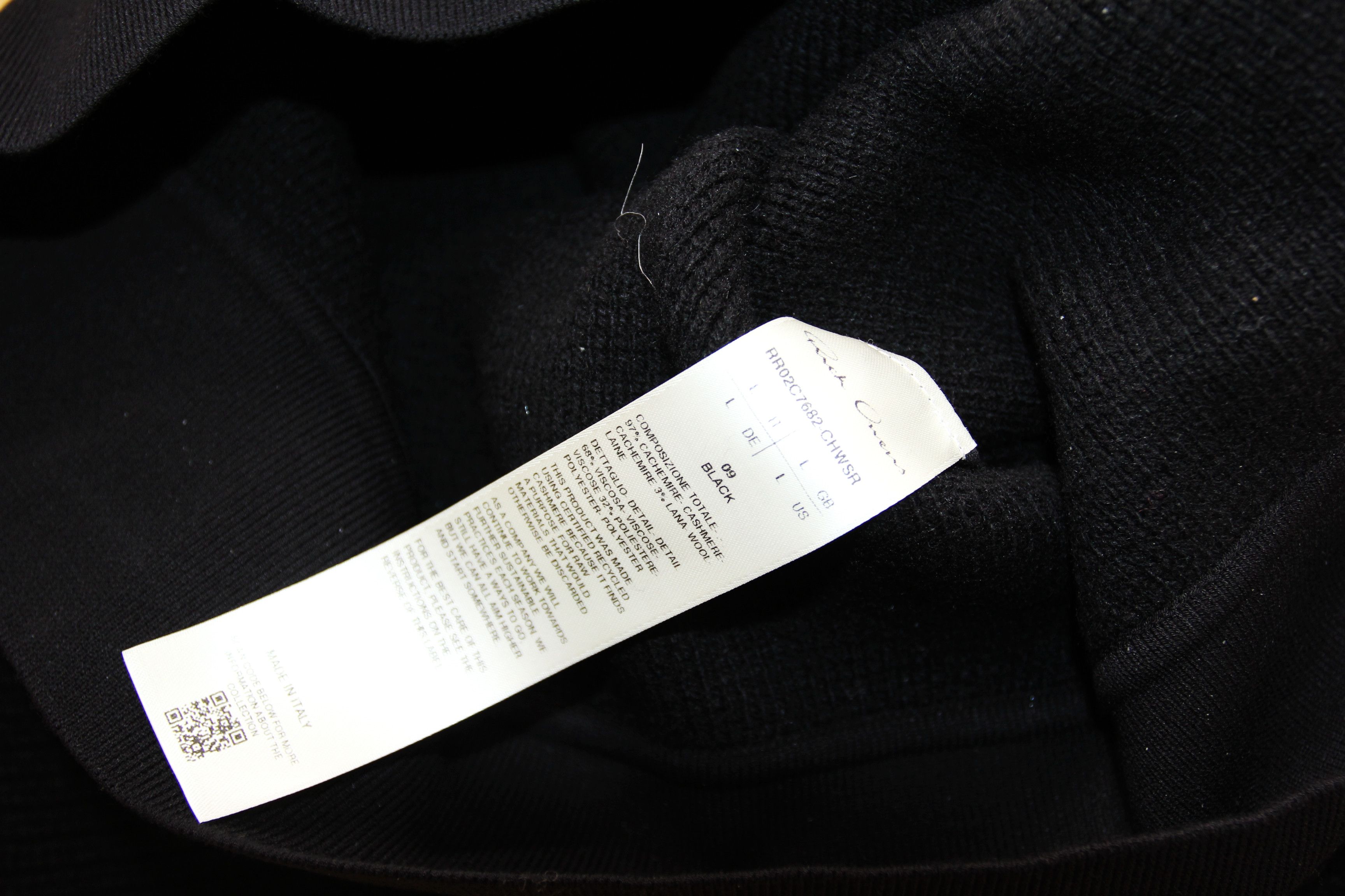 Rick Owens BNWT AW23 RICK OWENS "LUXOR" TEC PULL CROPPED SWEATER L Size US L / EU 52-54 / 3 - 9 Thumbnail