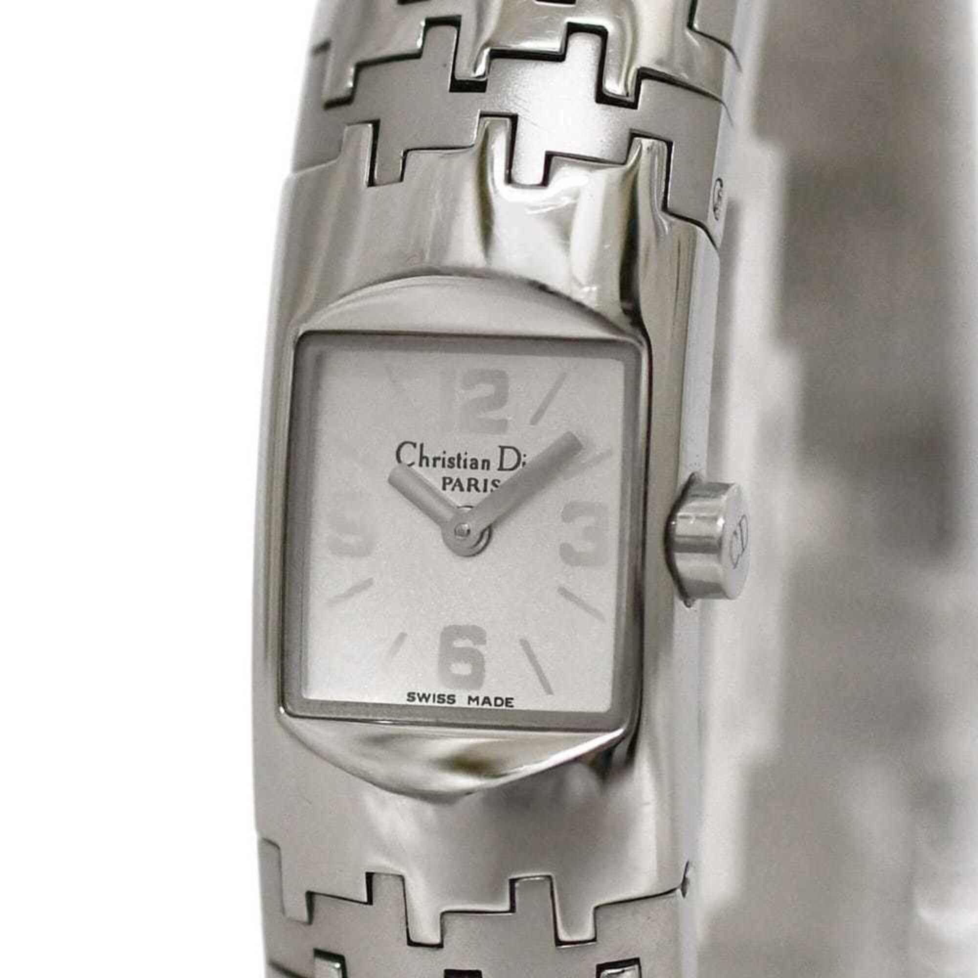 Dior Christian Dior watch, white dial, silver Diophilic D96-100, women's, stainless steel, quartz, OC1*** Size ONE SIZE - 1 Thumbnail