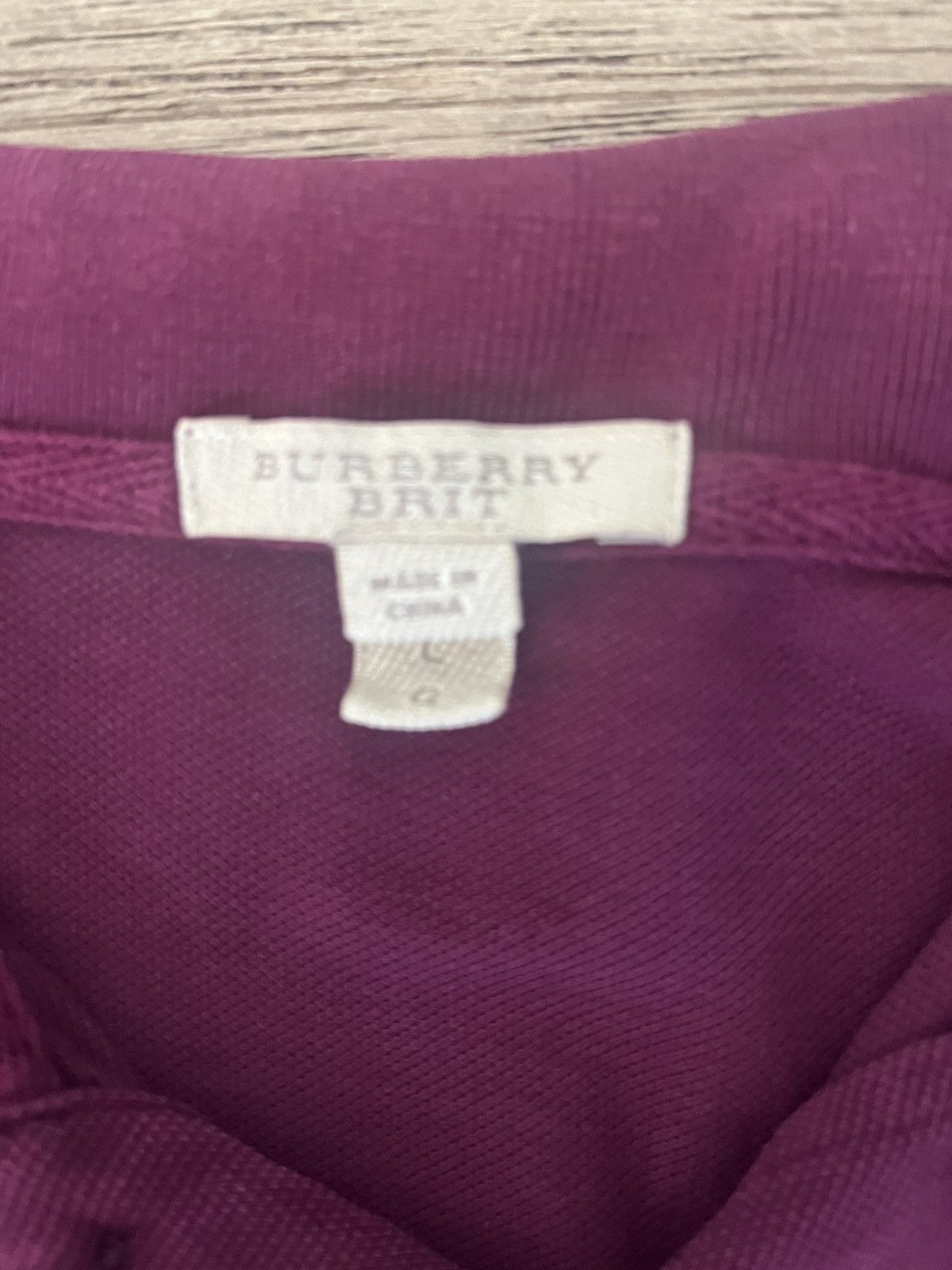 Burberry Men’s Burberry Brit Polo Size Large Size US L / EU 52-54 / 3 - 3 Thumbnail