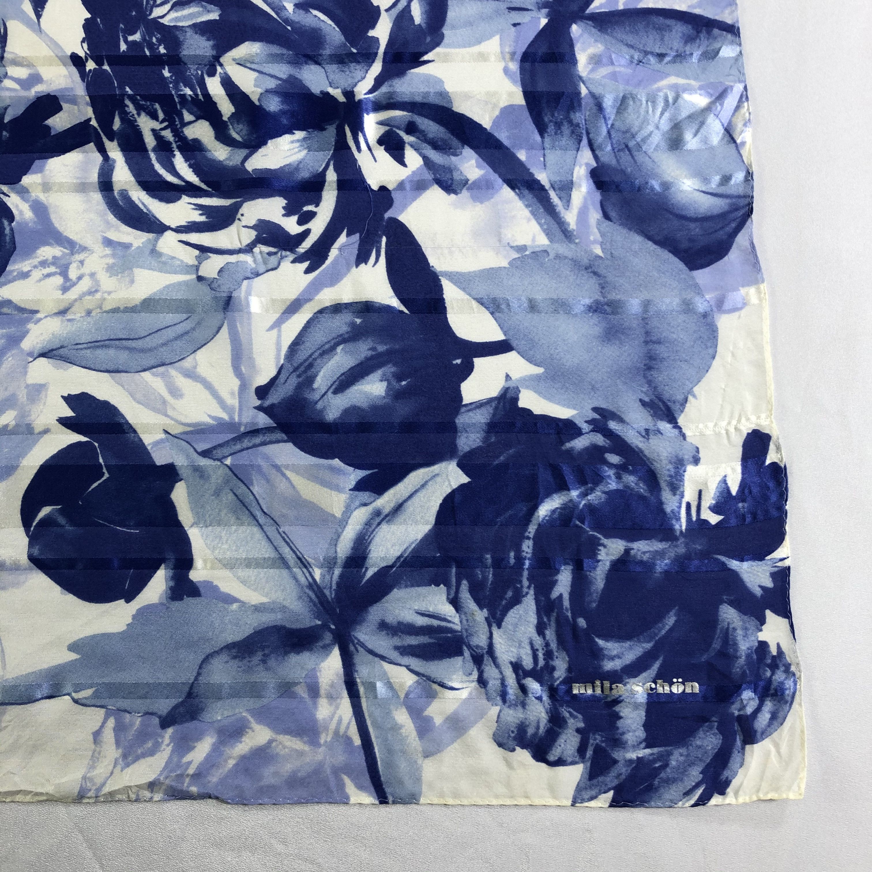Mila Schon × Vintage Vintage Mila Schon Silk Scarf Size ONE SIZE - 3 Thumbnail
