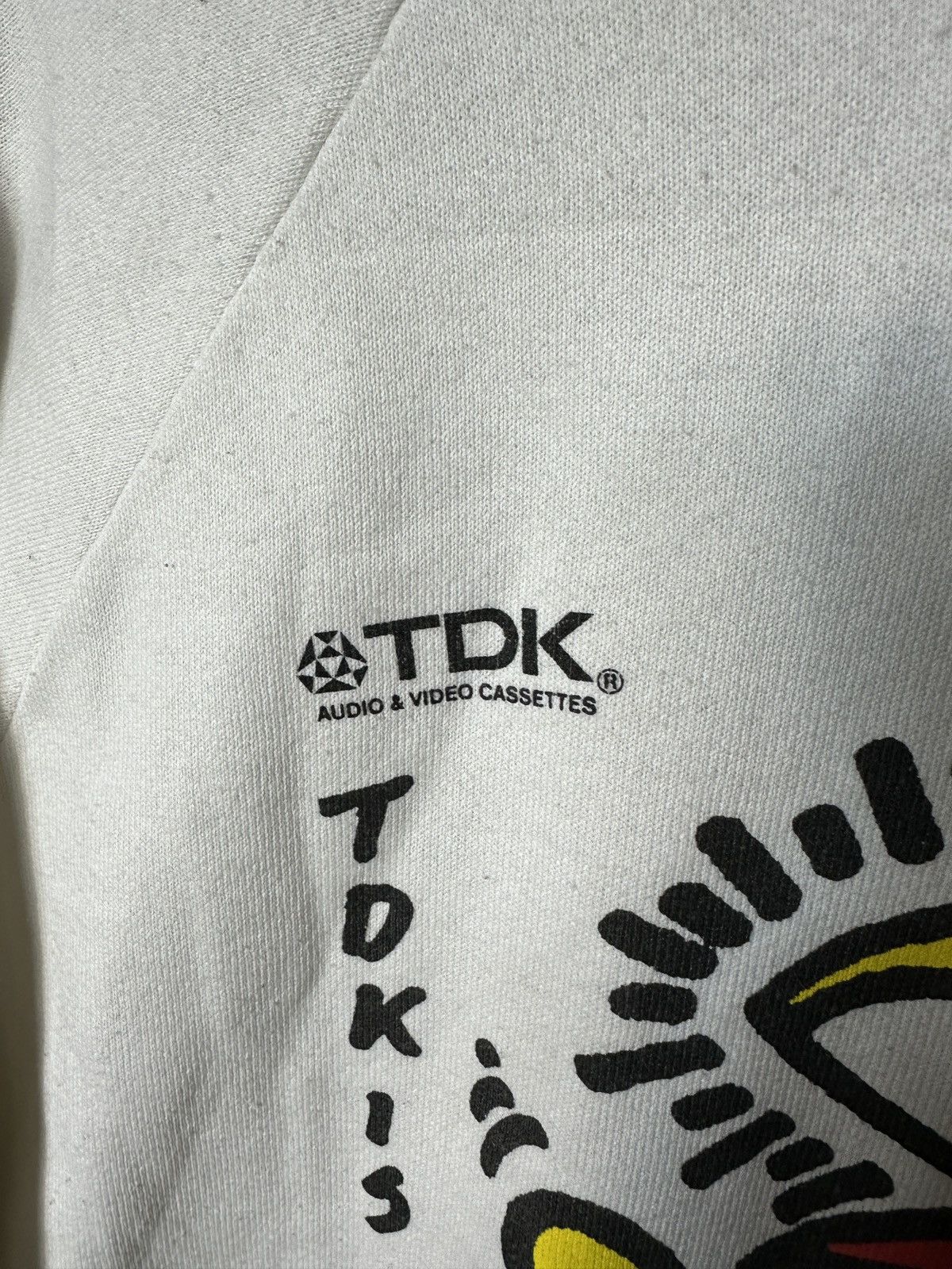 Apple × Vintage Vintage 90s Screen Star TDK Apple Sweatshirt Size US XL / EU 56 / 4 - 3 Thumbnail