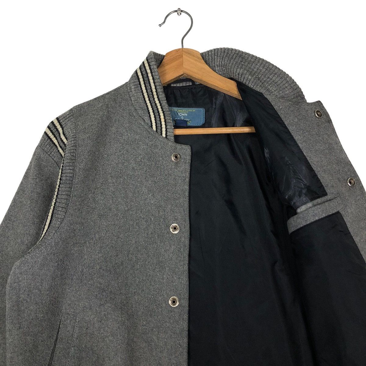 Japanese Brand 🔥Vtg Varsity Jacket Town & Country Japan Made Size US S / EU 44-46 / 1 - 10 Thumbnail