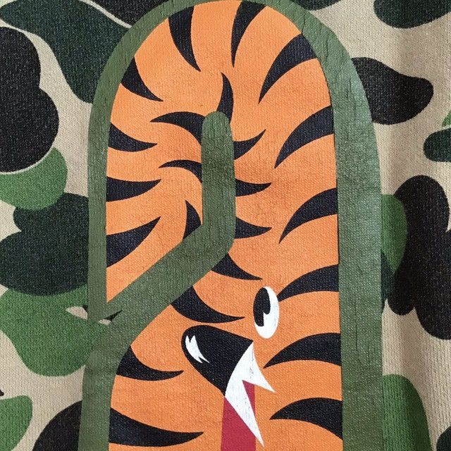 Bape BAPE ABC camo green shark full zip hoodie a bathing ape Size US M / EU 48-50 / 2 - 7 Thumbnail