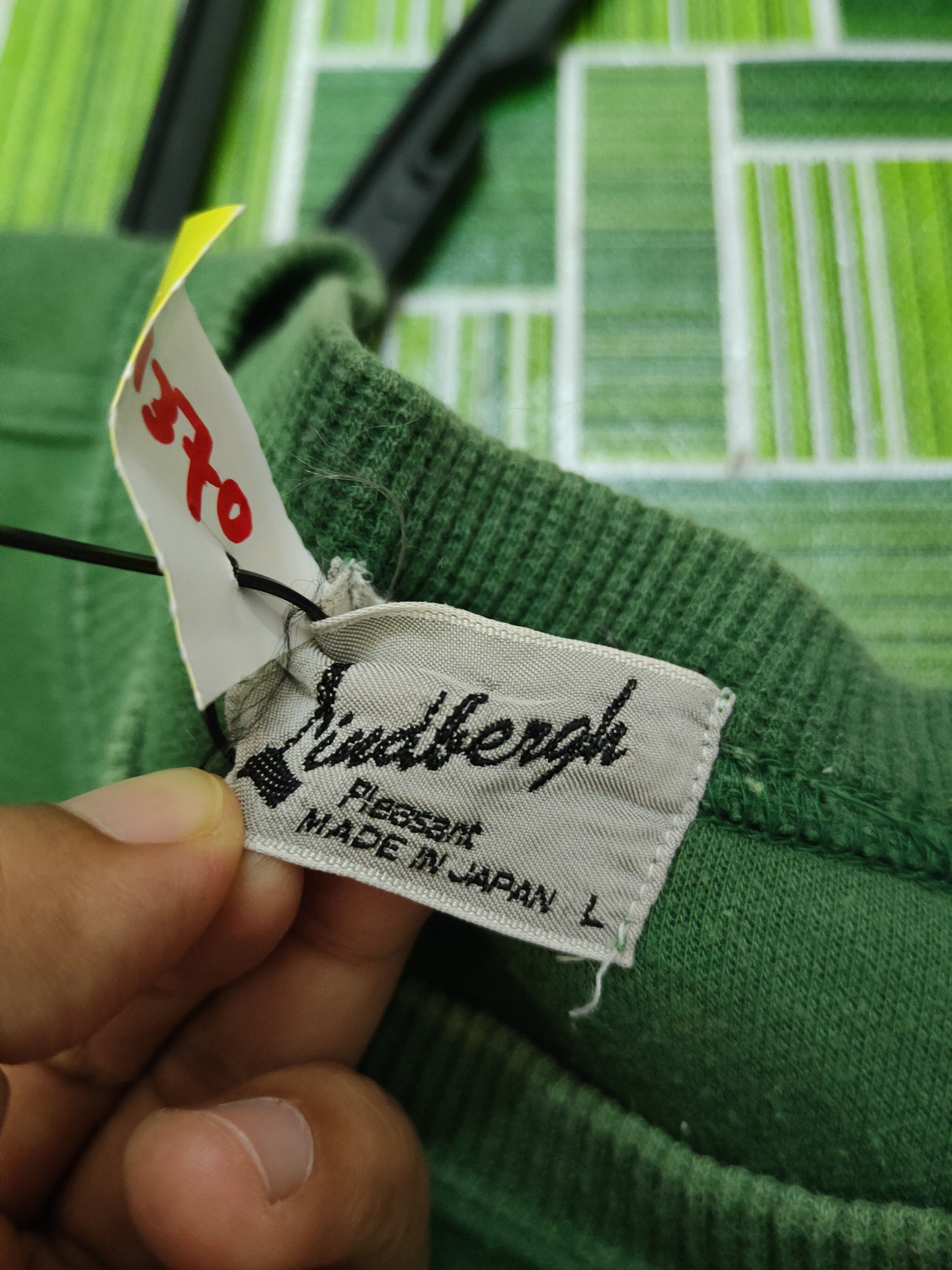 Japanese Brand × Lindbergh × Vintage Lindbergh vintage Green Sweatshirts #W1370 Size US M / EU 48-50 / 2 - 12 Thumbnail