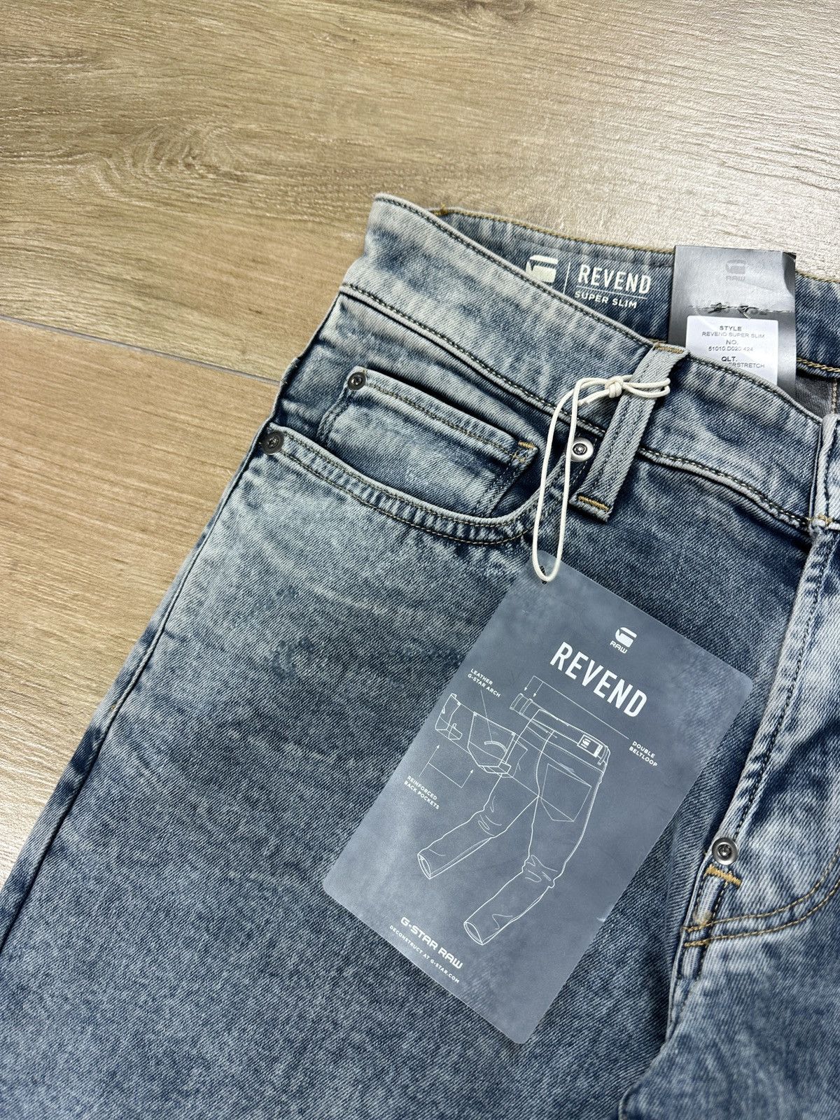 G-Star NEW!!! G-Star RAW Revend Super Slim W30 L32 Men’s Jeans Size US 30 / EU 46 - 5 Thumbnail