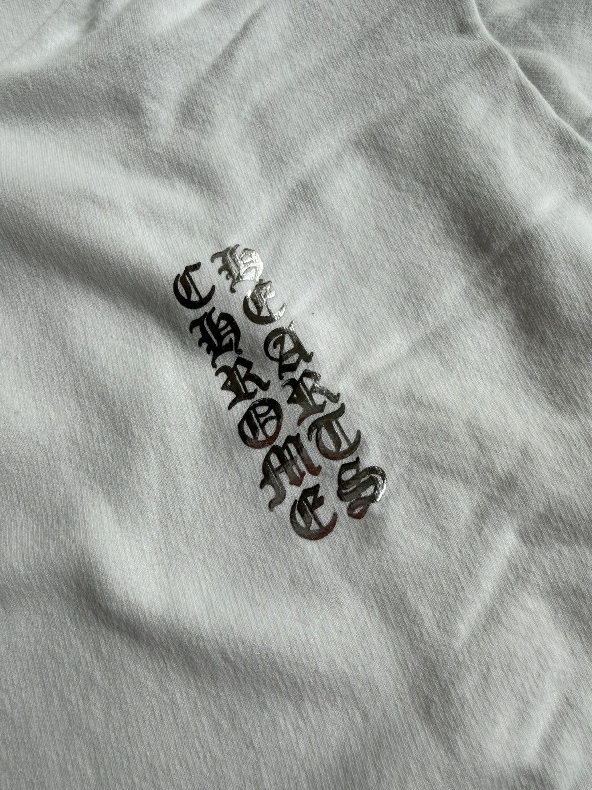 Chrome Hearts SMALL CHROME HEARTS WHITE FOIL PRINT HOODIE RARE ✅❤️ NEW 2026 Size US S / EU 44-46 / 1 - 8 Thumbnail