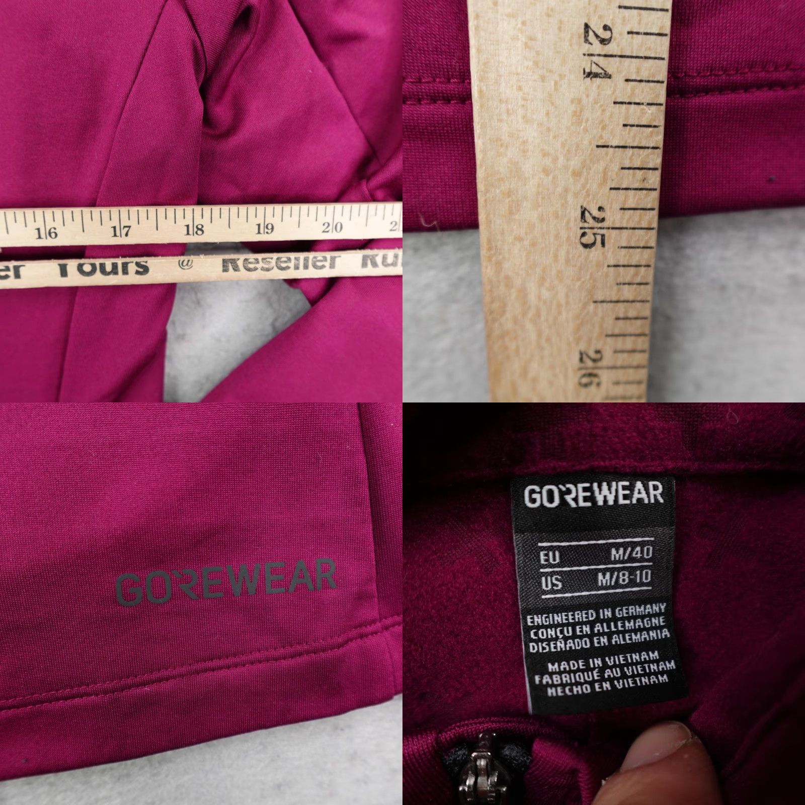 GOREWEAR GOREWEAR Shirt Womens M Process Purple Everyday Thermo 1/4 Zip Running Top Size M / US 6-8 / IT 42-44 - 8 Thumbnail