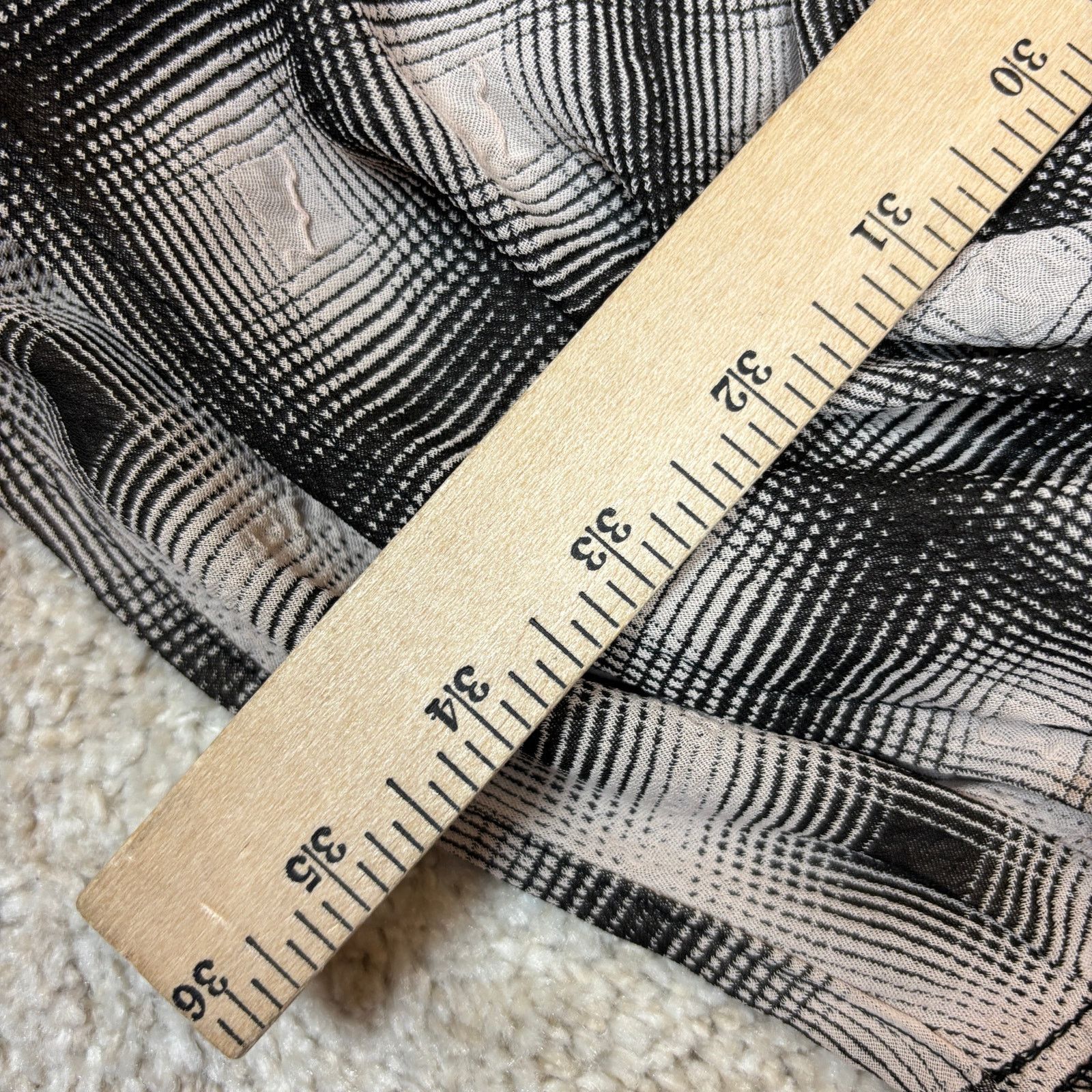 Eckhaus Latta Eckhaus Latta Beige and Black Ripple Dress A/W 19 Women's 2 Size XS / US 0-2 / IT 36-38 - 5 Thumbnail