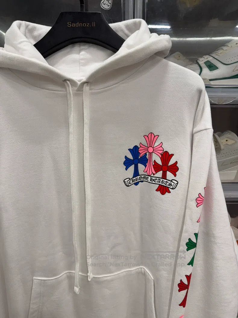 Chrome Hearts CHROME HEARTS Size M Color group cross white hoodie Size US M / EU 48-50 / 2 - 2 Thumbnail