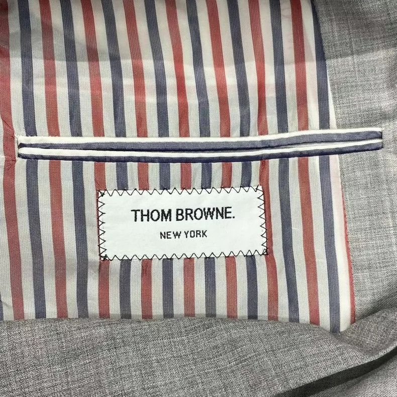 Thom Browne Thom Browne size3 Patchwork grey suit Size 38L - 5 Thumbnail
