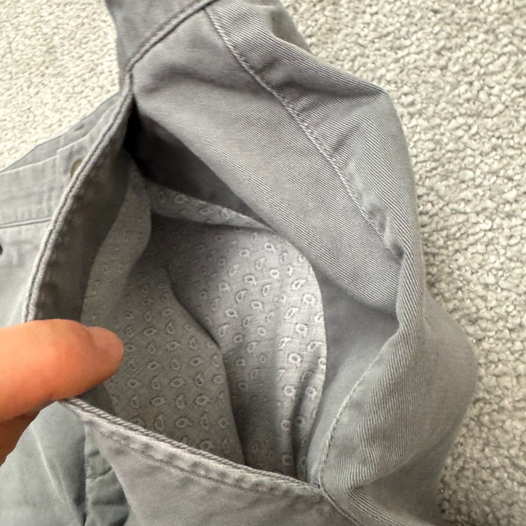 Bonobos Bonobos Chino Pants Mens 32x28 Gray Cotton Flat Front Straight Leg Regular Fit Casual Workwear Reversible? No (ignore) Size US 32 / EU 48 - 4 Thumbnail