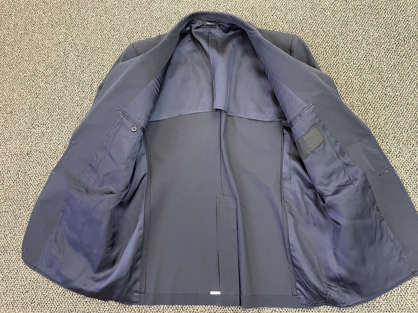 Prada Cotton Blend Patch Pocket Blazer Size 46R - 9 Thumbnail