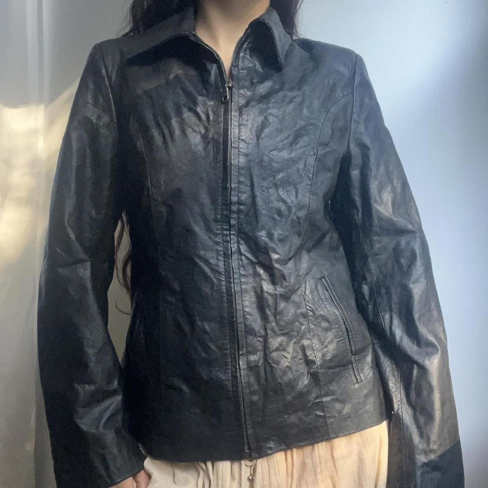 Globe-Trotter Black leather jacket with two pockets Size M / US 6-8 / IT 42-44 - 1 Thumbnail