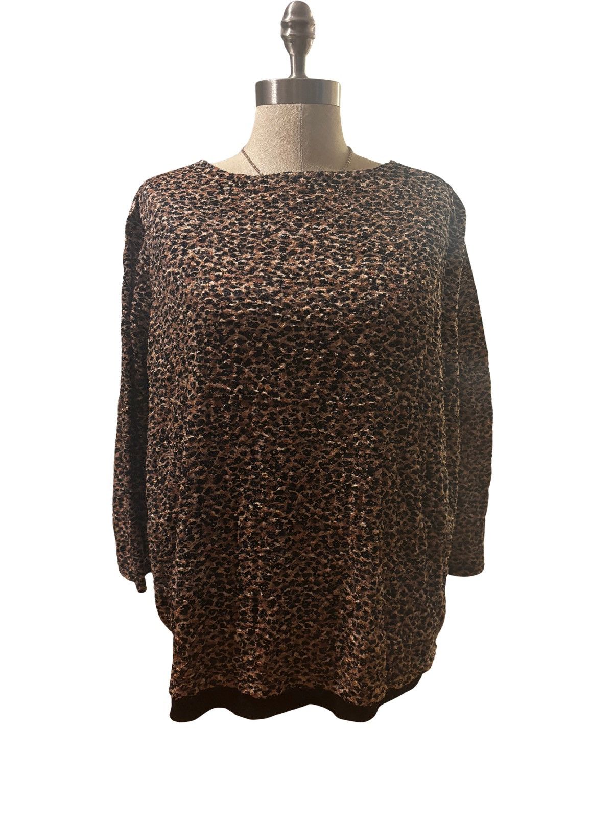 Other Women’s leopard pattern Top.wt0118 Size XL / US 12-14 / IT 48-50 - 1 Thumbnail