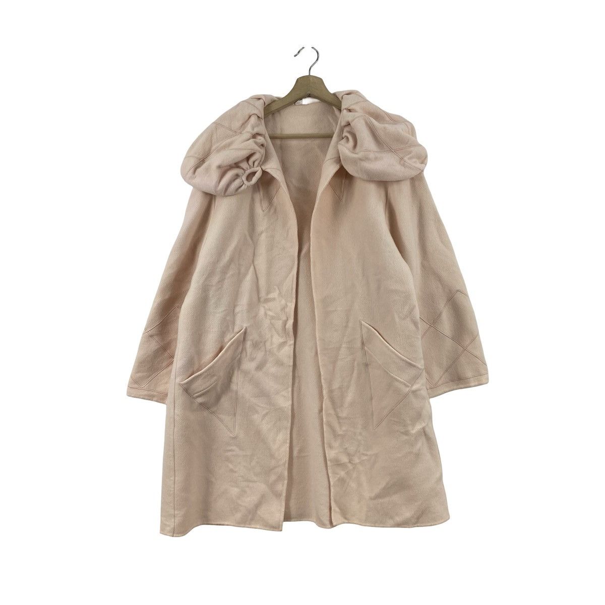 Vintage Vintage GIULIA CARLA CECCHI Hooded Coat Jacket Minimalist Size 3XL / US 20-22 - 1 Thumbnail