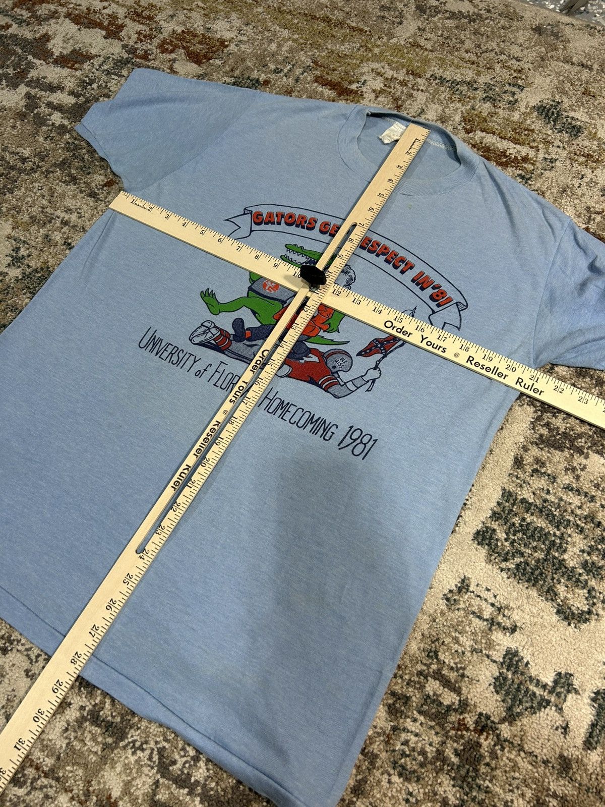 Vintage 1981 University Of Florida Gators Homecoming Single Stitch T Size US L / EU 52-54 / 3 - 6 Thumbnail