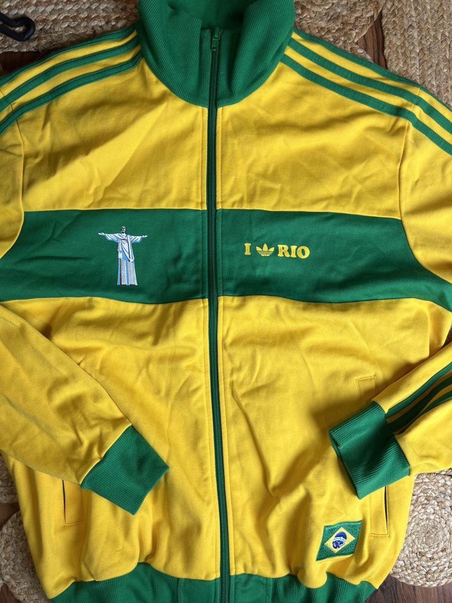 Adidas × Japanese Brand × Vintage Retro Adidas Rio de Janeiro Brazil tracksuit brazilian bloke Size US XL / EU 56 / 4 - 3 Thumbnail