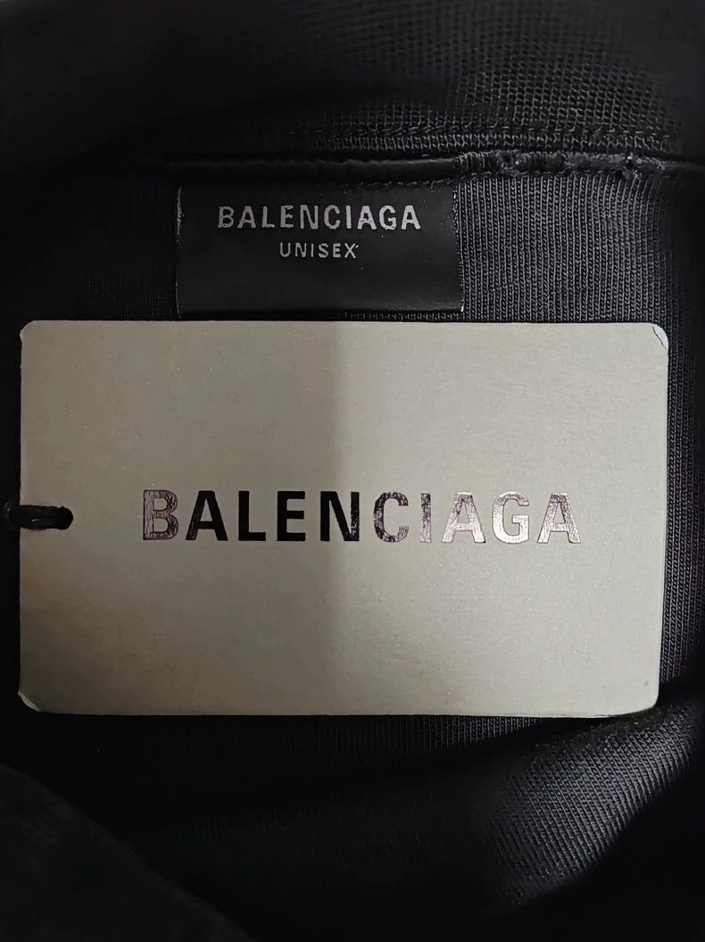 Balenciaga Balenciaga Black Distressed Short Sleeve Tee Size US S / EU 44-46 / 1 - 6 Thumbnail